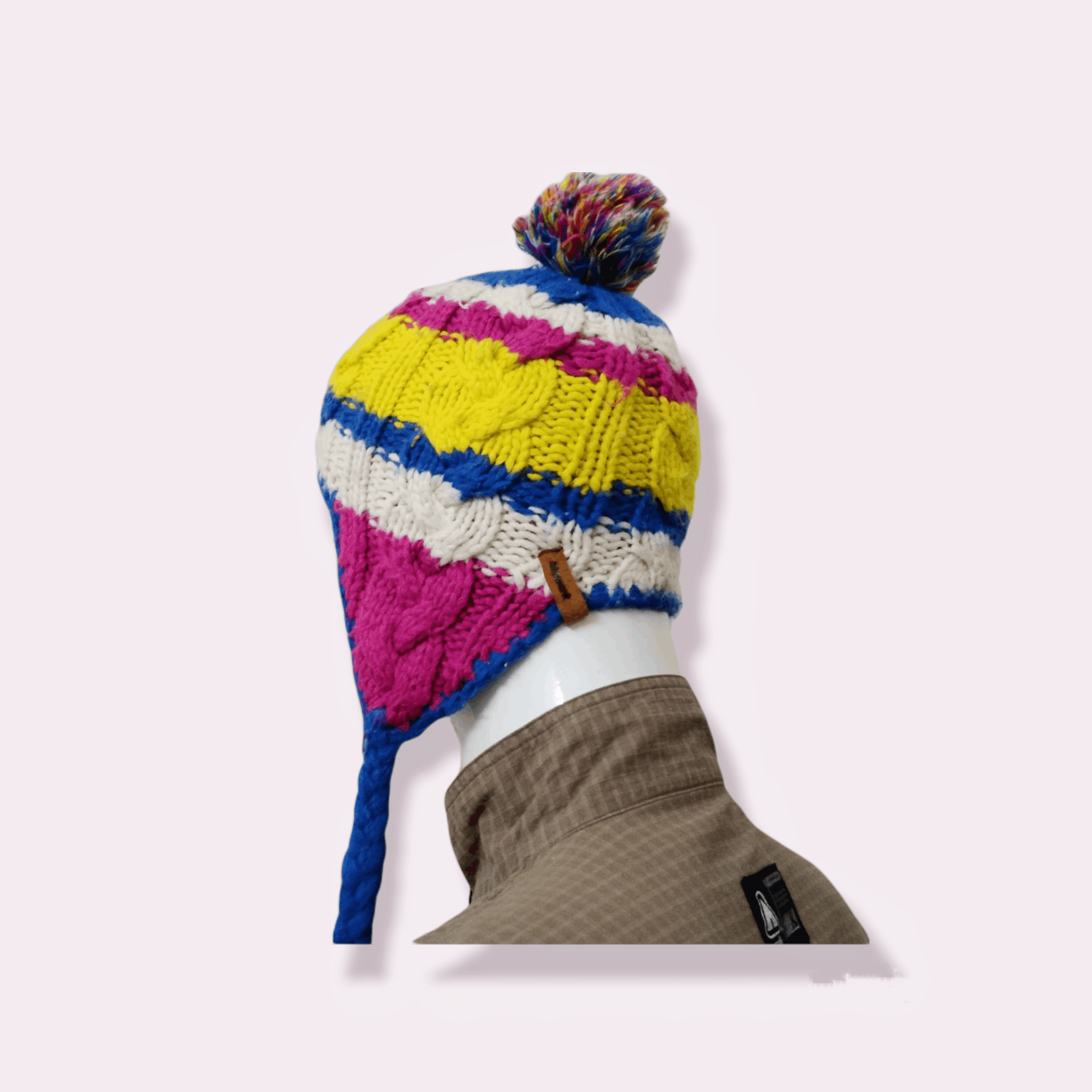 Designer × Edition Japan KISSMARK MULTICOLOUR EARMUFF BEANIE Size ONE SIZE - 9 Thumbnail