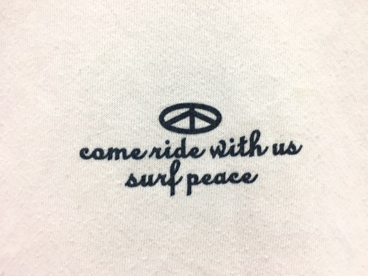 Tultex × Vintage Vintage Come Ride With Us Surf Peace Surfing Sweater Size US L / EU 52-54 / 3 - 5 Thumbnail