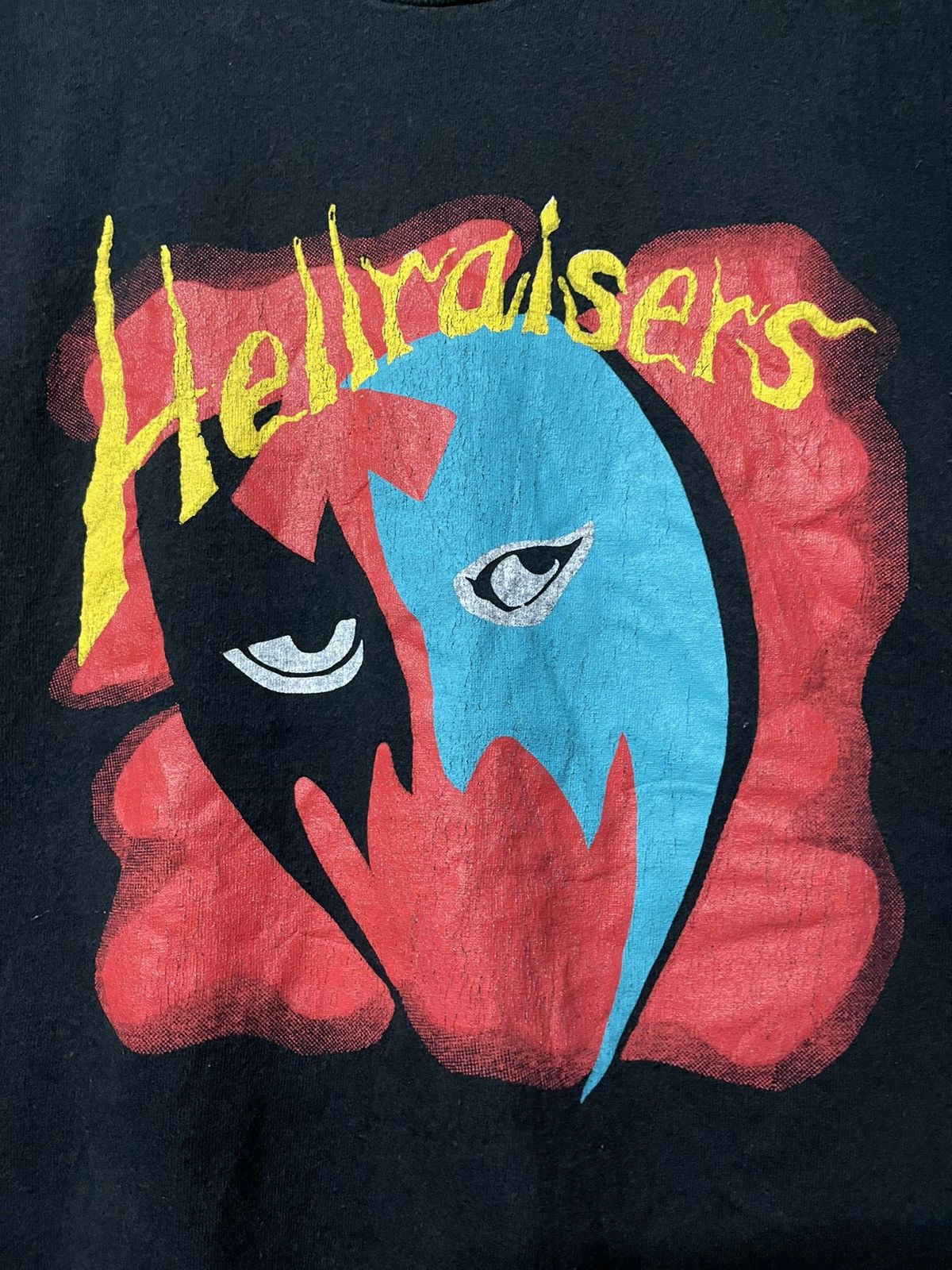 Vintage × WCW/nWo × WWF Vintage 90s Hellraisers Wrestling Tee Size US L / EU 52-54 / 3 - 3 Thumbnail