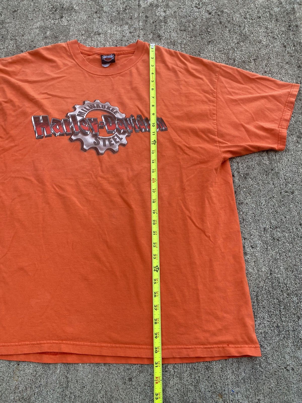 Harley Davidson × Vintage Vintage Harley Davidson Eagle Flame Faded Distressed Shirt Size US XXL / EU 58 / 5 - 9 Thumbnail