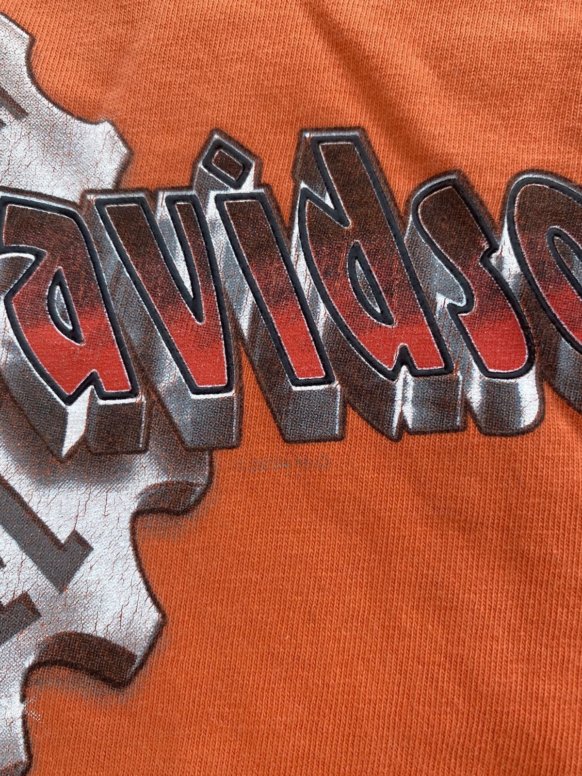 Harley Davidson × Vintage Vintage Harley Davidson Eagle Flame Faded Distressed Shirt Size US XXL / EU 58 / 5 - 5 Thumbnail