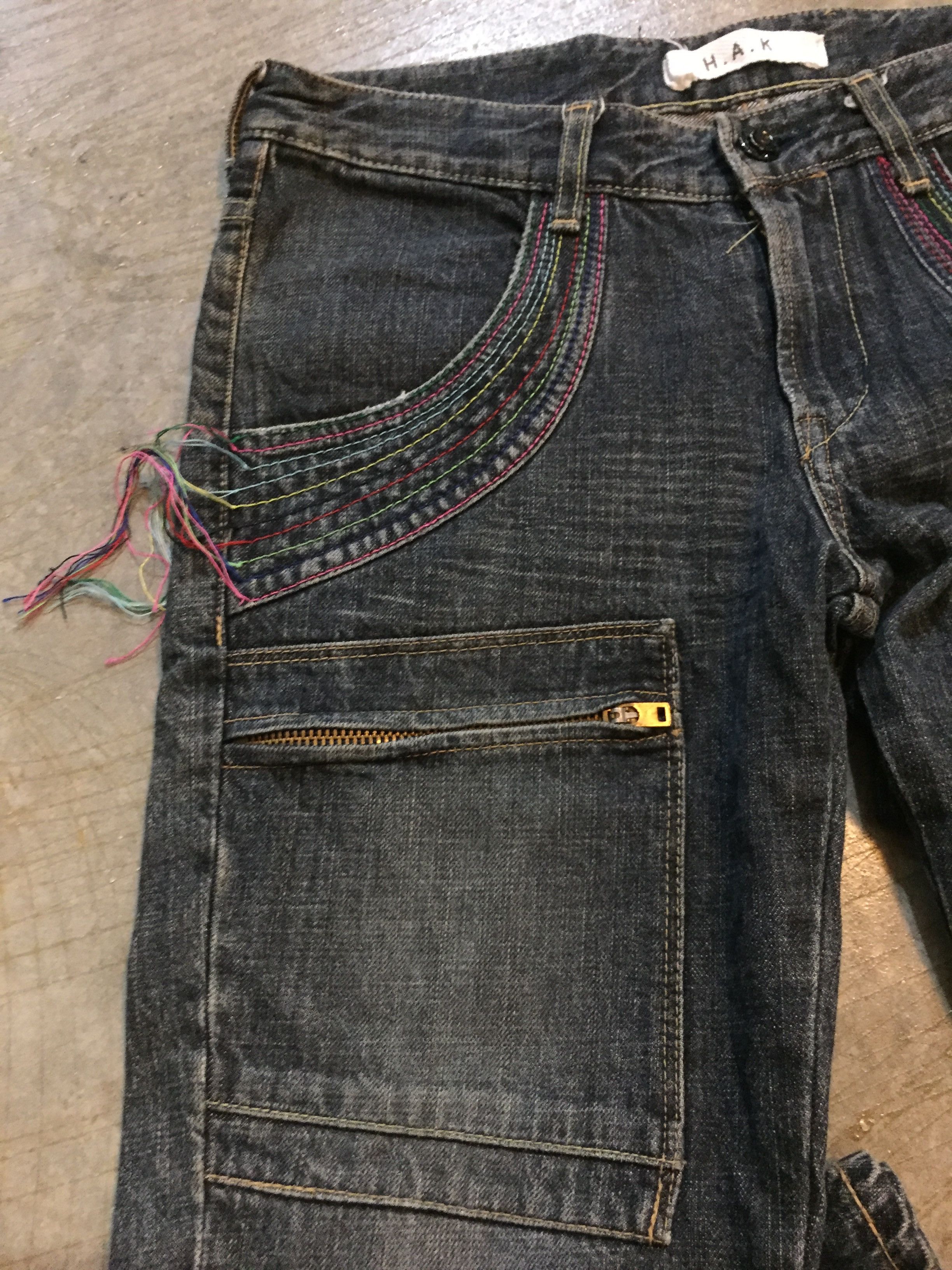 20471120 × Beauty Beast × Japanese Brand H.A.K japan rainbow fringe Bush pocket Size 30" / US 8 / IT 44 - 4 Thumbnail