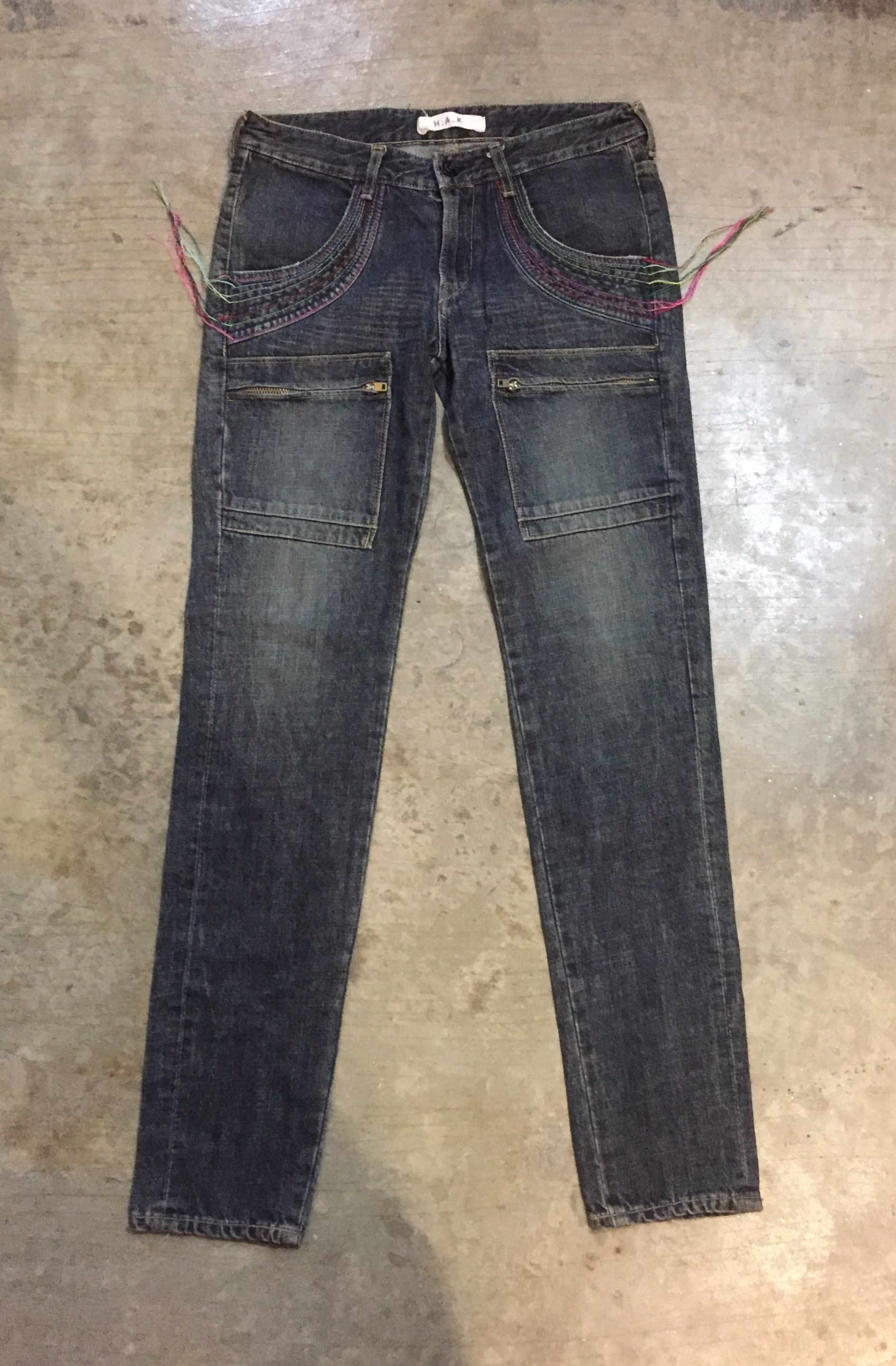 20471120 × Beauty Beast × Japanese Brand H.A.K japan rainbow fringe Bush pocket Size 30" / US 8 / IT 44 - 2 Thumbnail