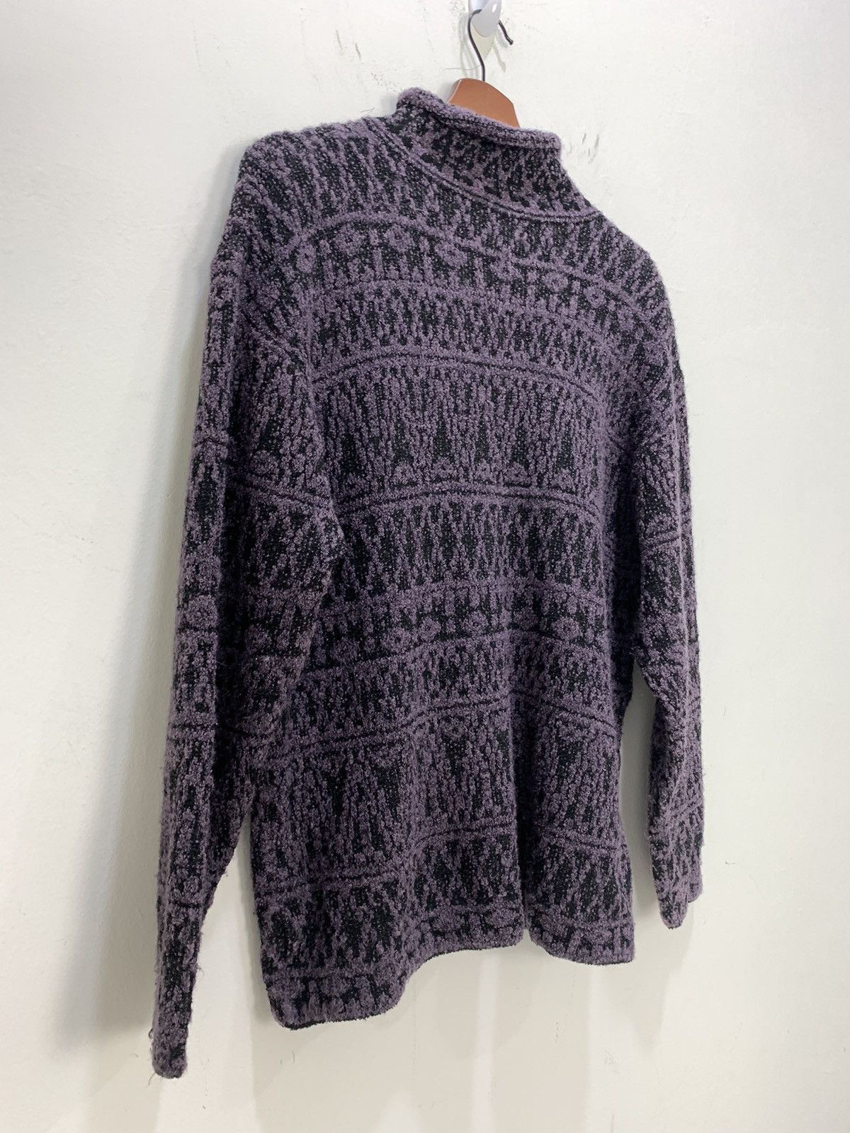 Aran Isles Knitwear × Japanese Brand FUJIKI Allover Fair Isle Knitwear Pullover Jumper Sweater Size M / US 6-8 / IT 42-44 - 10 Thumbnail