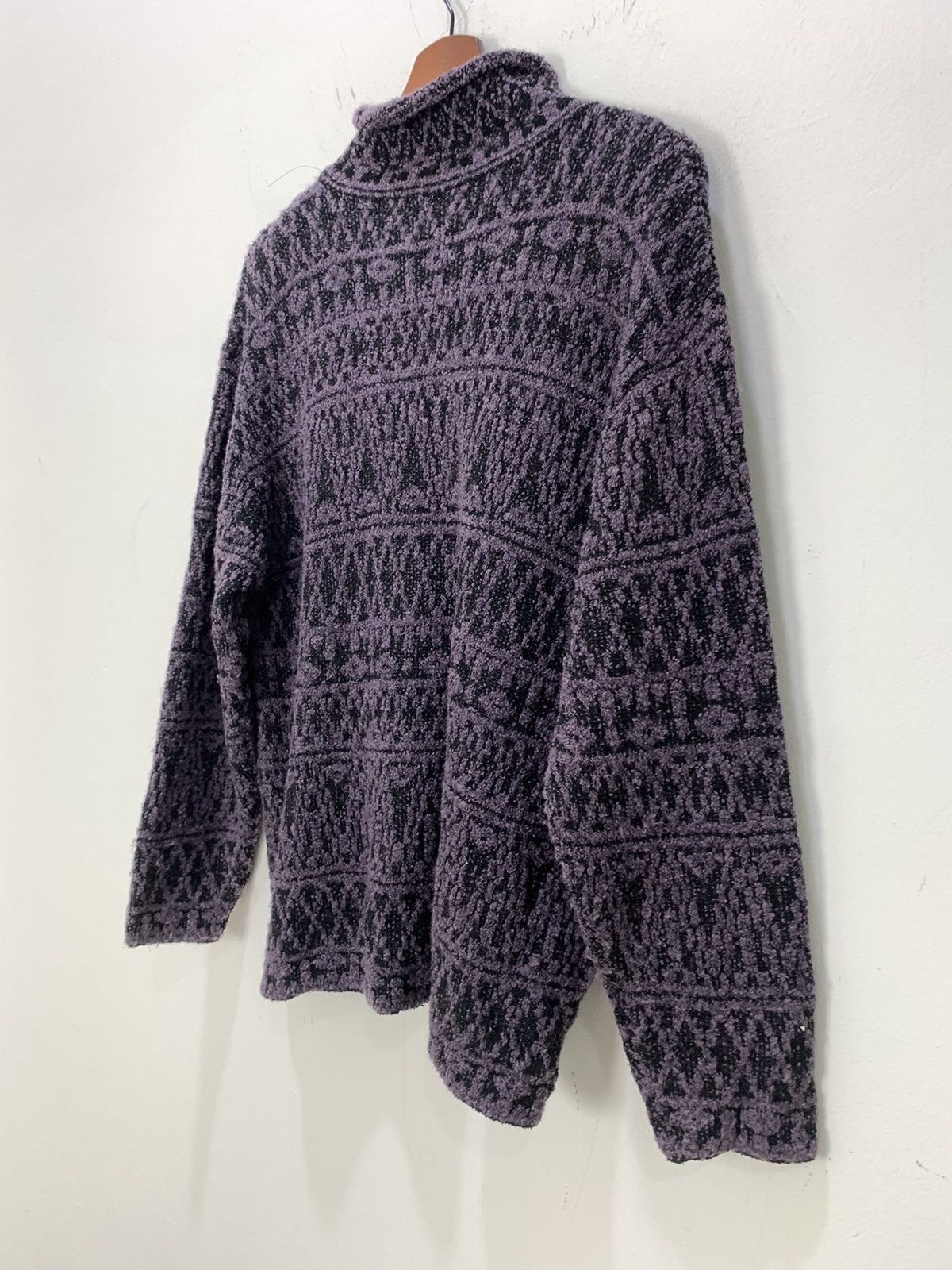 Aran Isles Knitwear × Japanese Brand FUJIKI Allover Fair Isle Knitwear Pullover Jumper Sweater Size M / US 6-8 / IT 42-44 - 11 Thumbnail