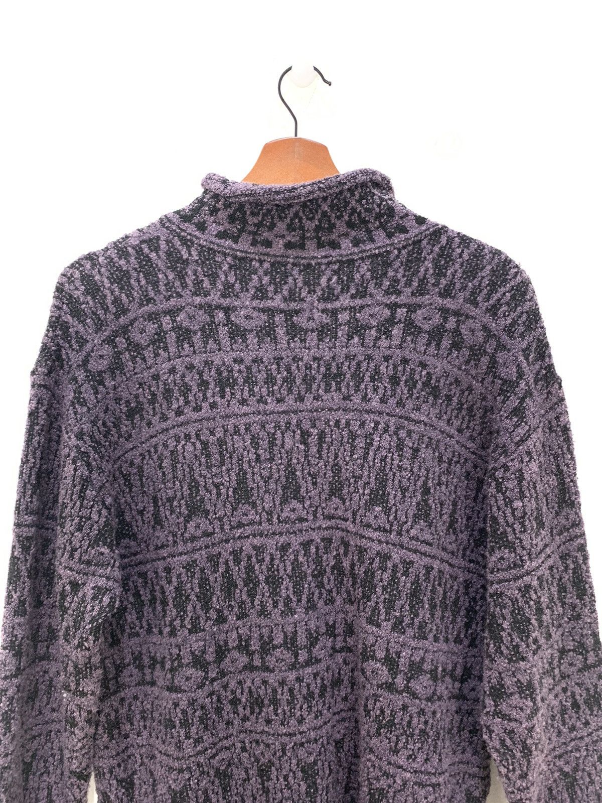 Aran Isles Knitwear × Japanese Brand FUJIKI Allover Fair Isle Knitwear Pullover Jumper Sweater Size M / US 6-8 / IT 42-44 - 8 Thumbnail