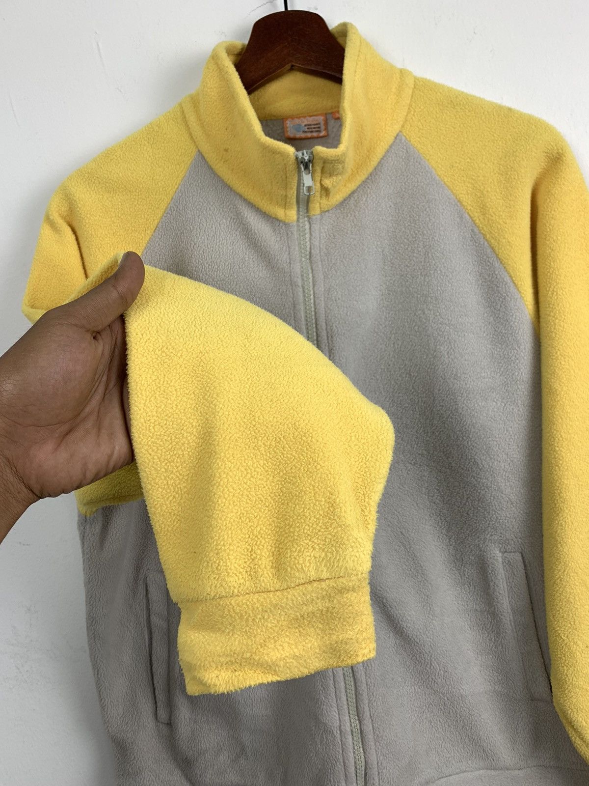 Japanese Brand WORKPLANT Fleece Raglan Zippe Sportwear Gym Training Jacket Size M / US 6-8 / IT 42-44 - 8 Thumbnail