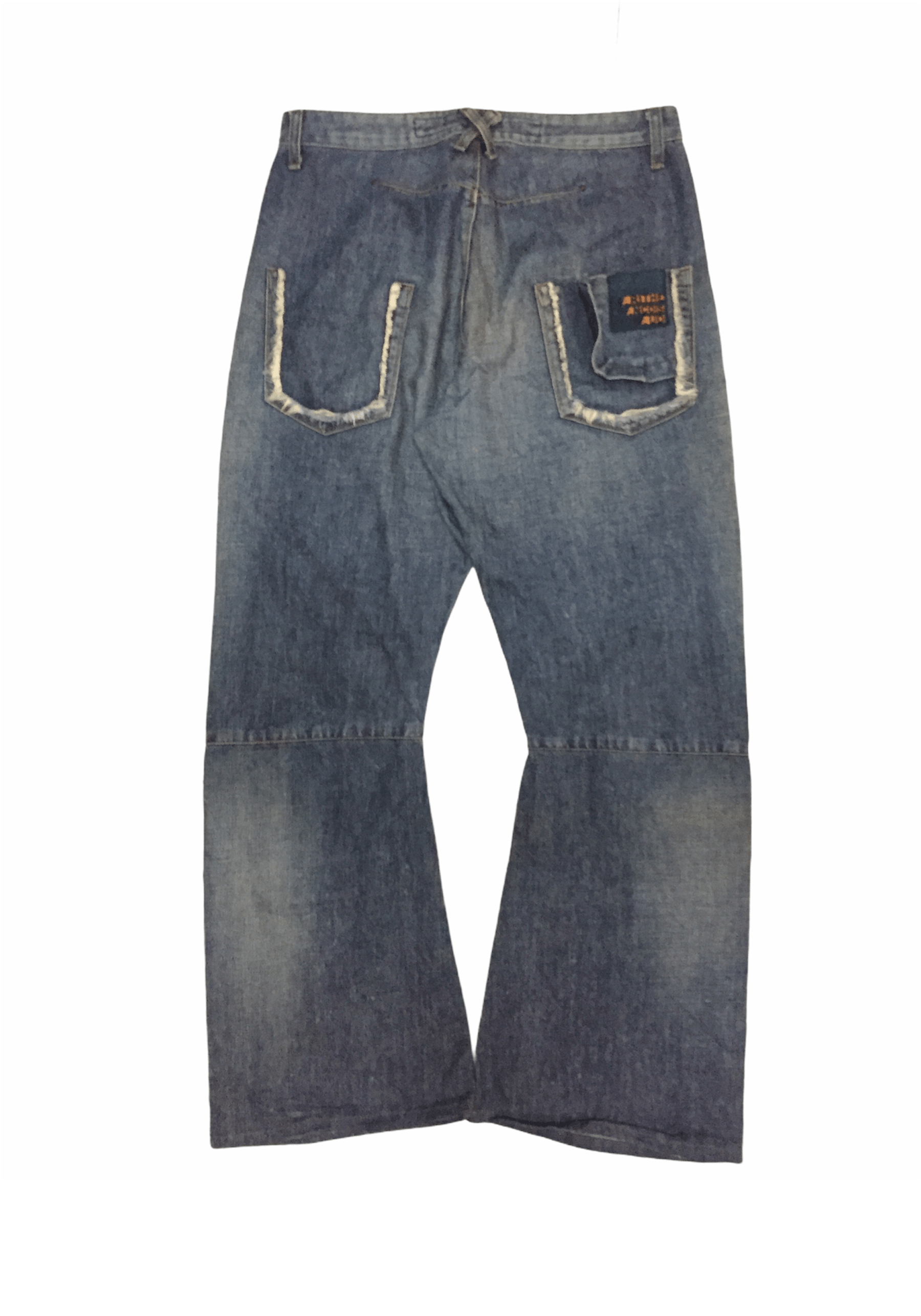 image of Marithe Francois Girbaud VTG Mfg Wide Leg Pants in Denim, Men's (Size 33)