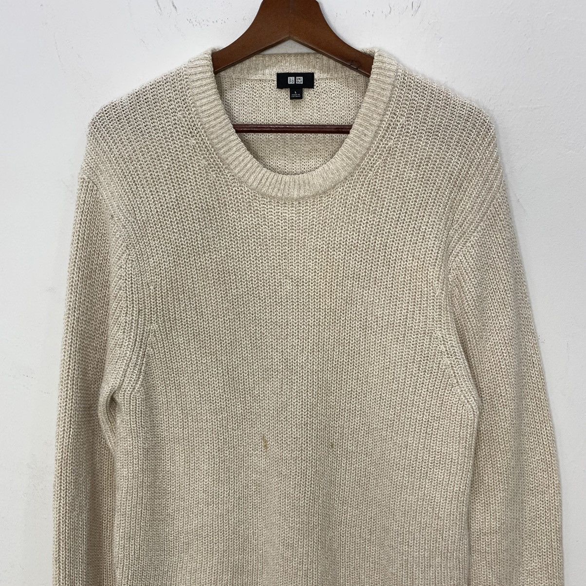Uniqlo UNIQLO Crewneck TwistCable Knitwear Pullover Jumper Sweater Size L / US 10 / IT 46 - 3 Thumbnail