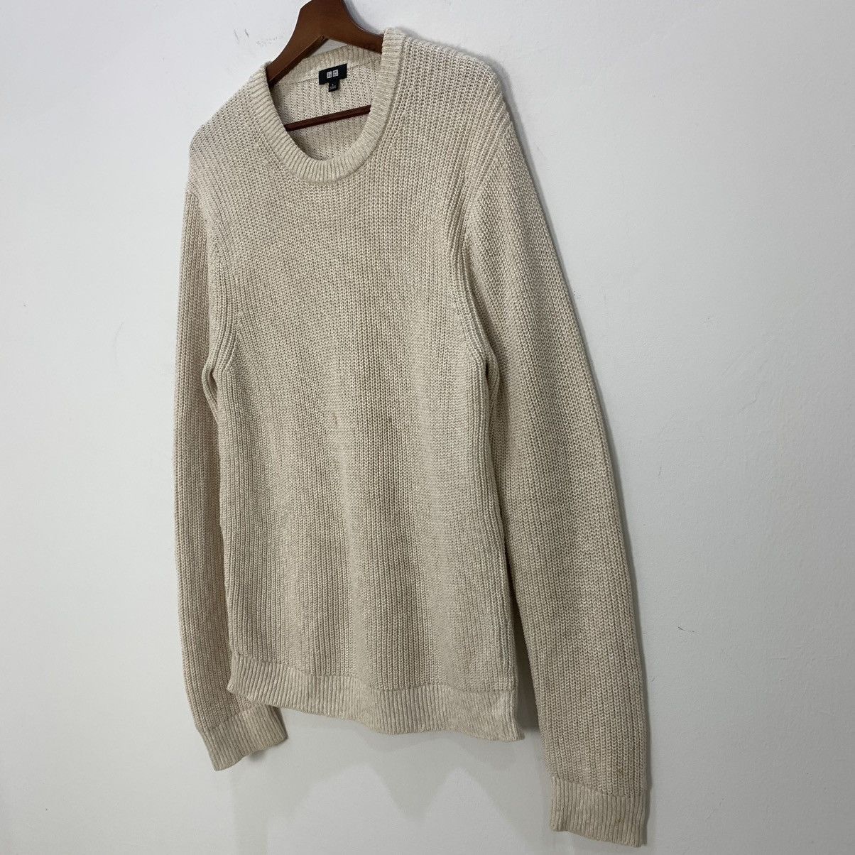Uniqlo UNIQLO Crewneck TwistCable Knitwear Pullover Jumper Sweater Size L / US 10 / IT 46 - 6 Thumbnail