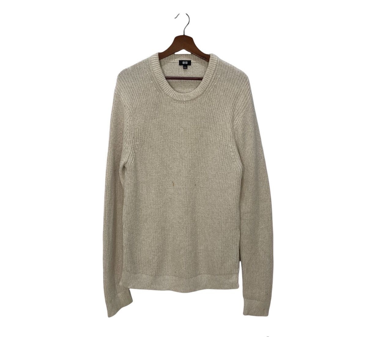 Uniqlo UNIQLO Crewneck TwistCable Knitwear Pullover Jumper Sweater Size L / US 10 / IT 46 - 1 Thumbnail