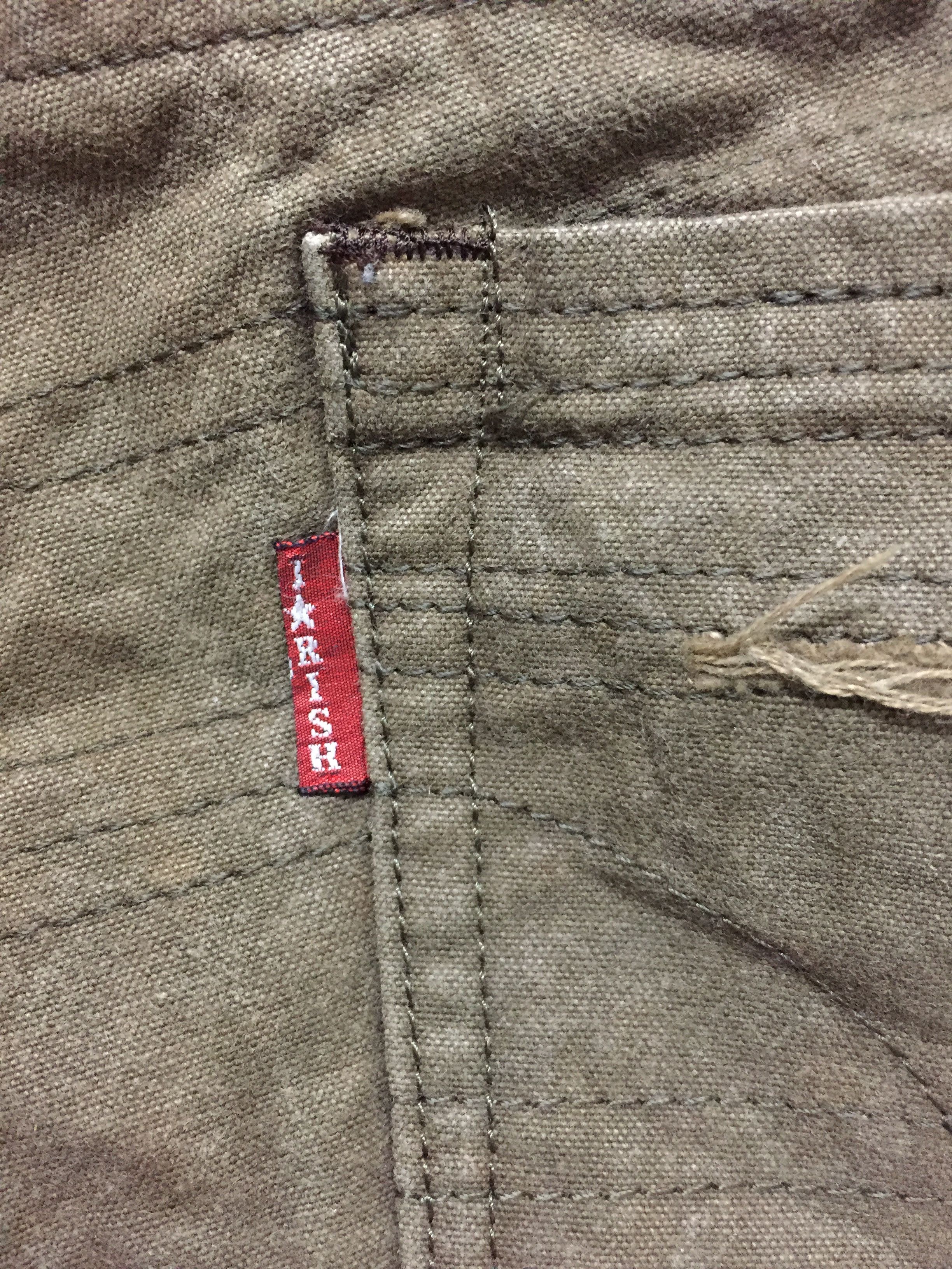 Japanese Brand BECK x I rish Hagi distressed Canvas pants hysteric Size US 31 - 13 Thumbnail
