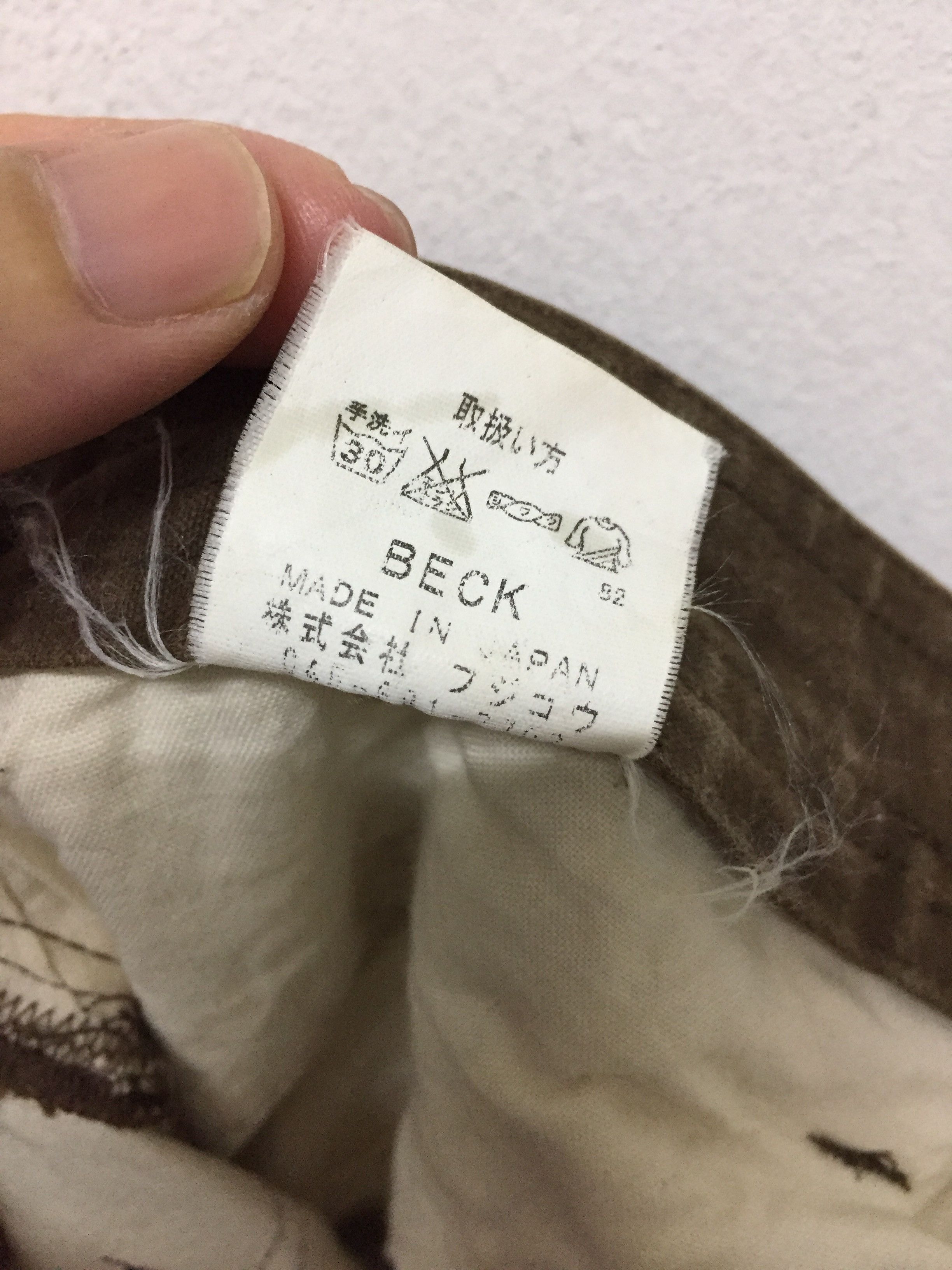 Japanese Brand BECK x I rish Hagi distressed Canvas pants hysteric Size US 31 - 14 Thumbnail