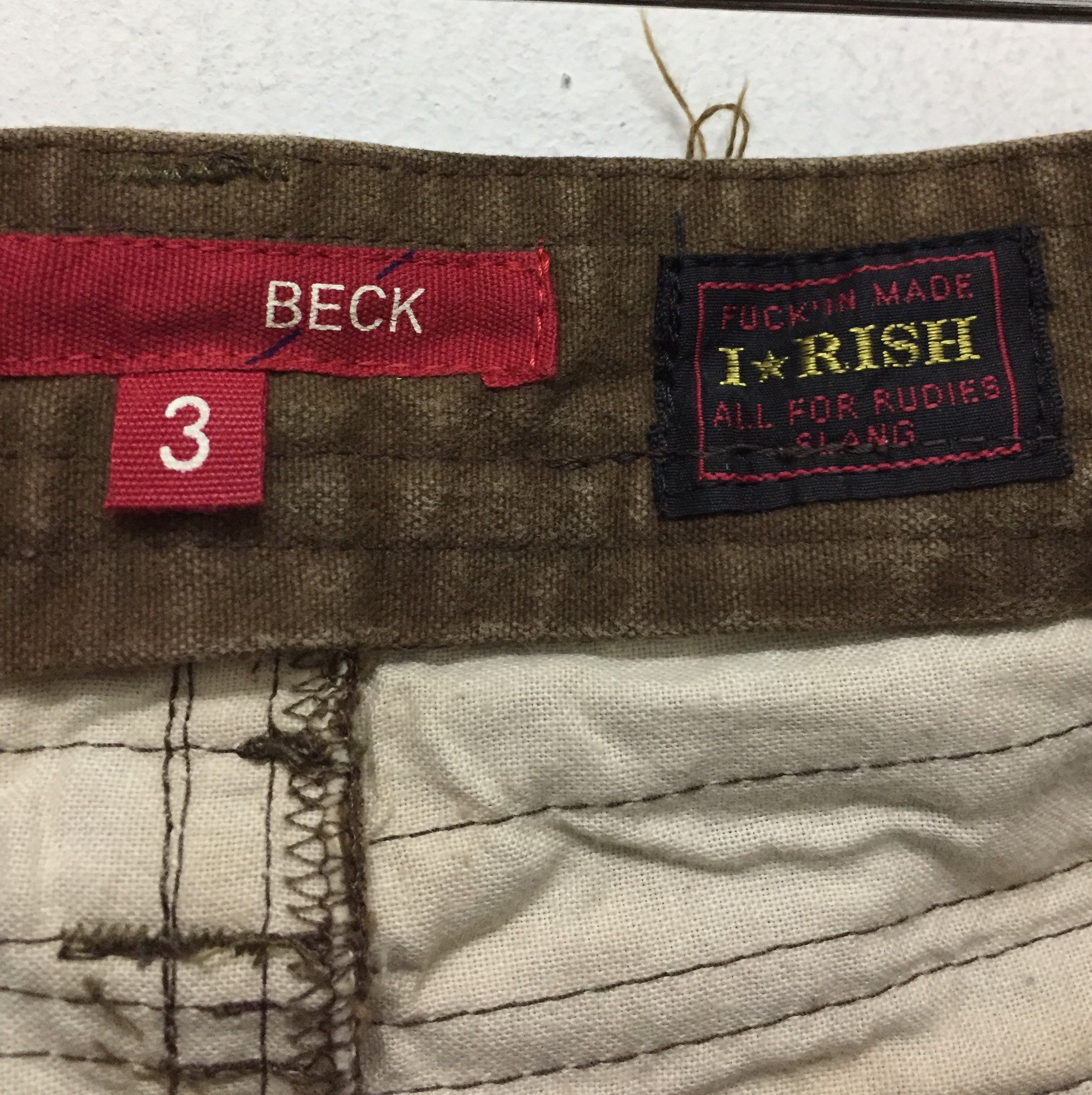 Japanese Brand BECK x I rish Hagi distressed Canvas pants hysteric Size US 31 - 9 Thumbnail