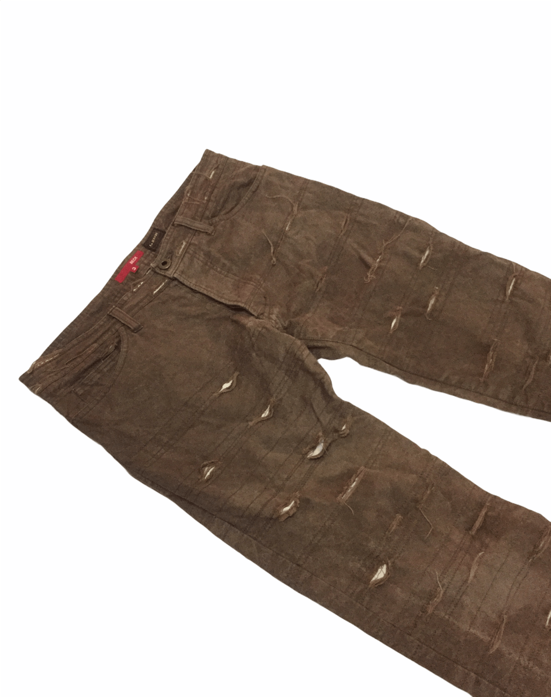 Japanese Brand BECK x I rish Hagi distressed Canvas pants hysteric Size US 31 - 1 Thumbnail