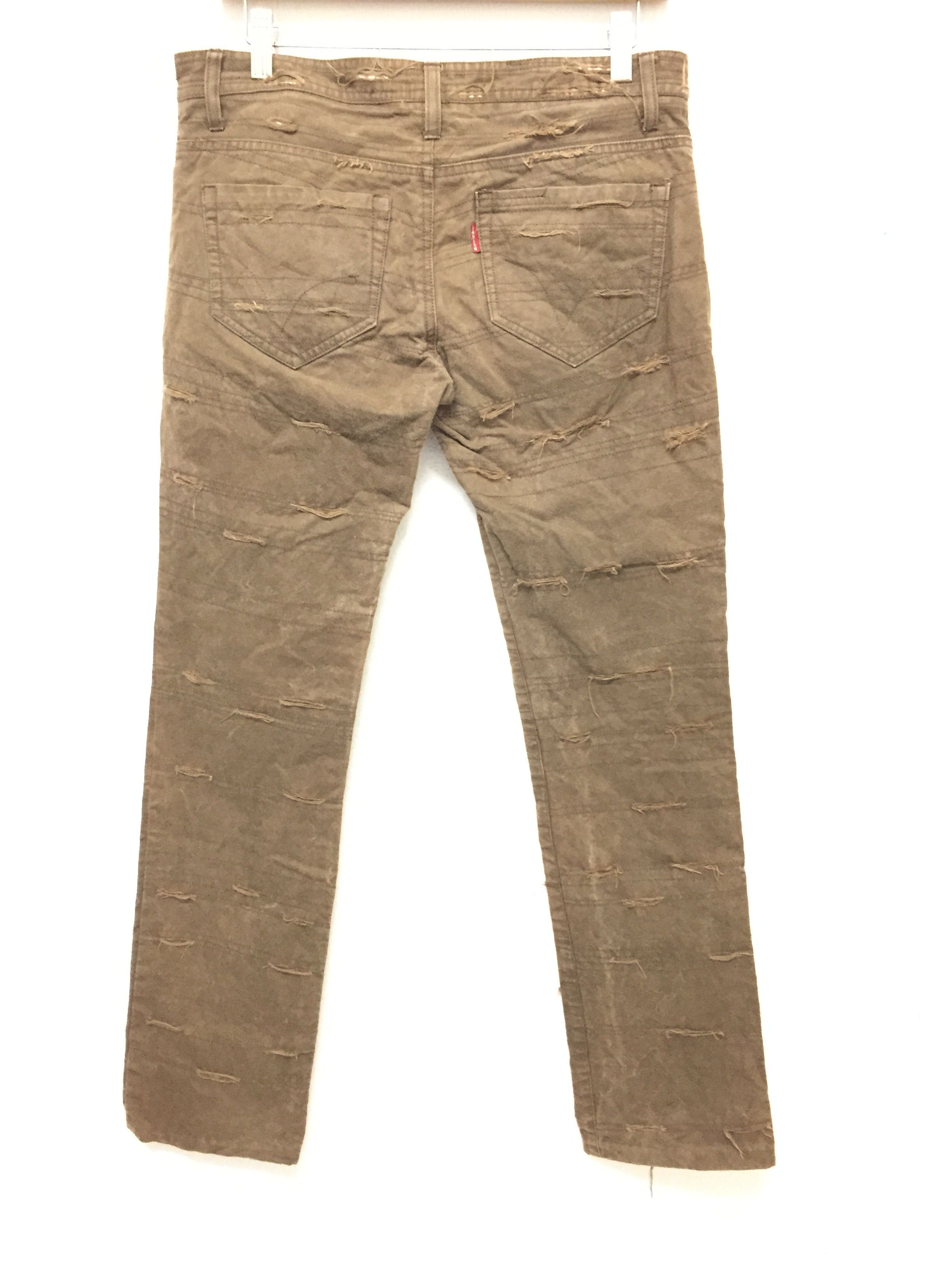 Japanese Brand BECK x I rish Hagi distressed Canvas pants hysteric Size US 31 - 10 Thumbnail