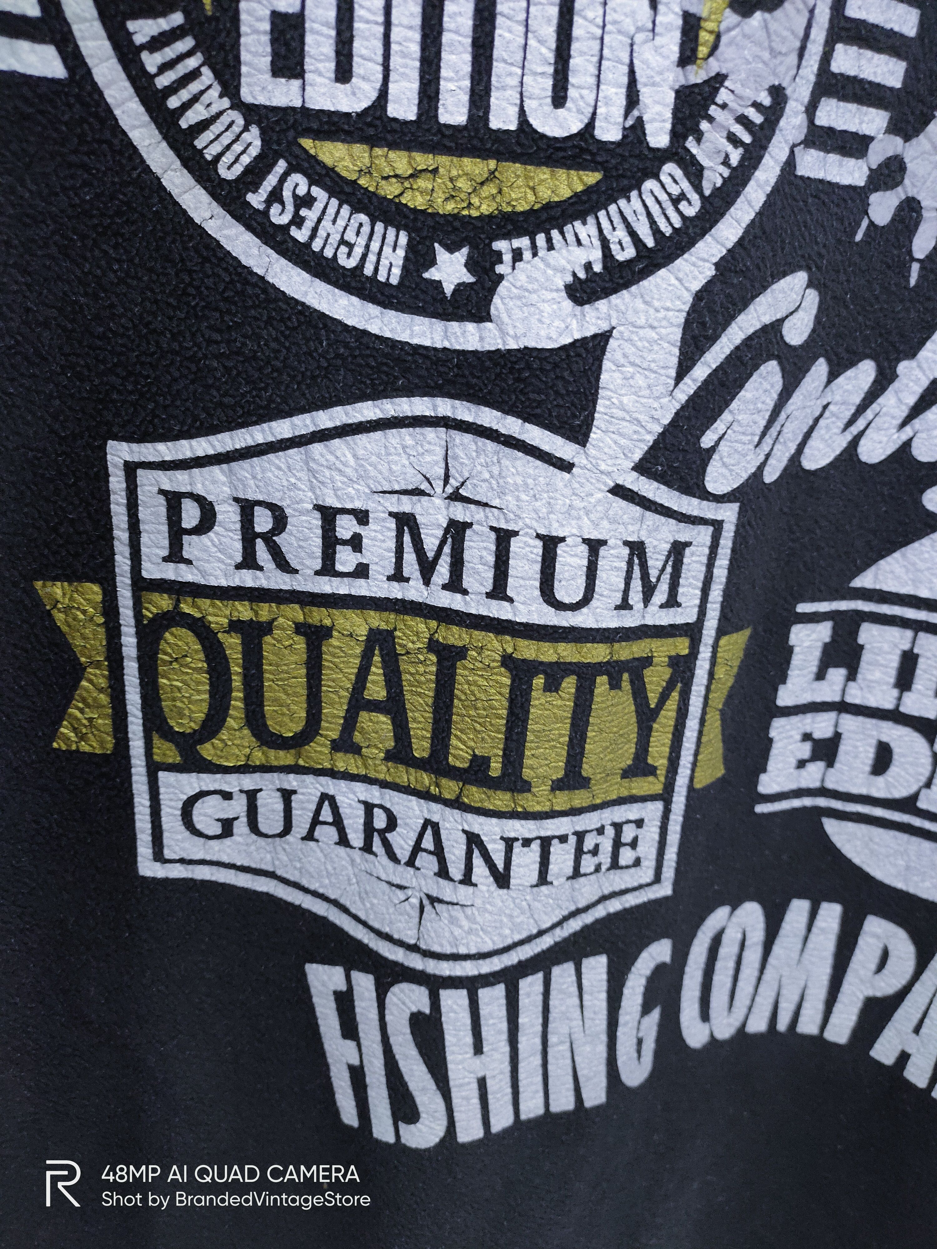 Japanese Brand Vintage LAND OF FREEDOM WARRIORS FISHING Fleece Sweatshirt Size US XL / EU 56 / 4 - 11 Thumbnail