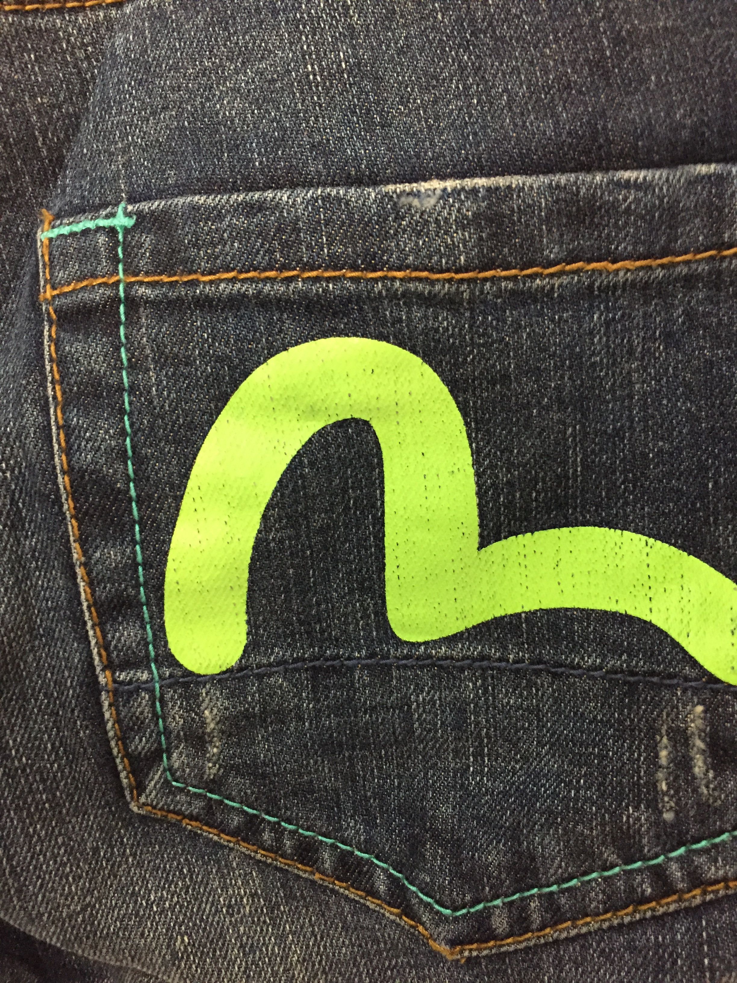 Evisu Evisu green iconic logo Size 30" / US 8 / IT 44 - 3 Thumbnail