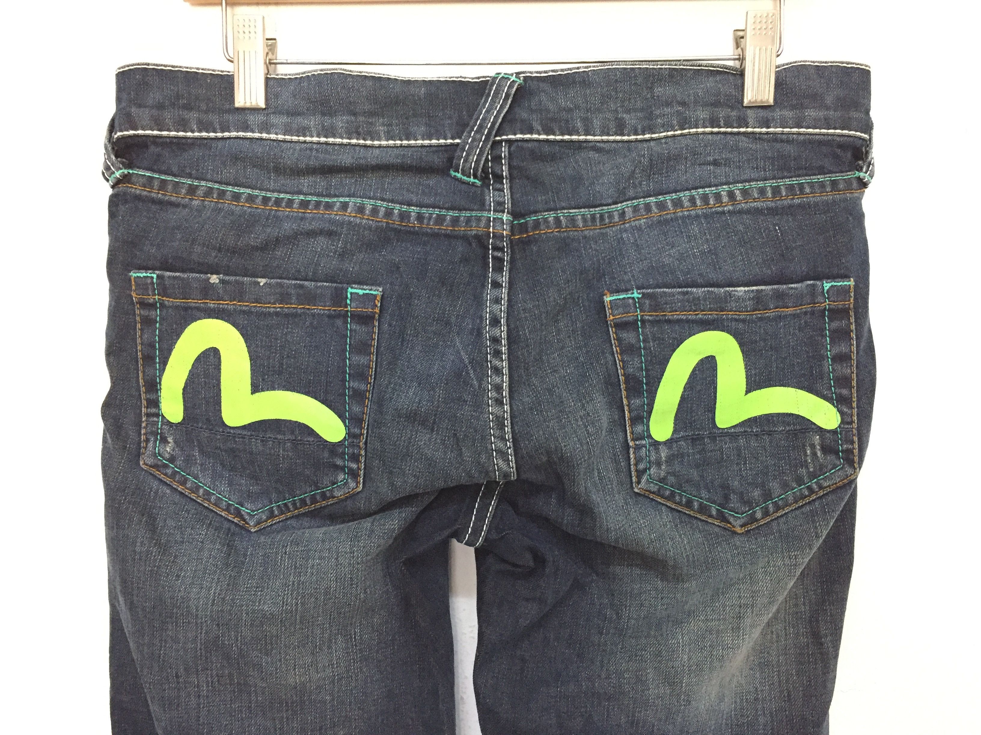Evisu Evisu green iconic logo Size 30" / US 8 / IT 44 - 2 Thumbnail