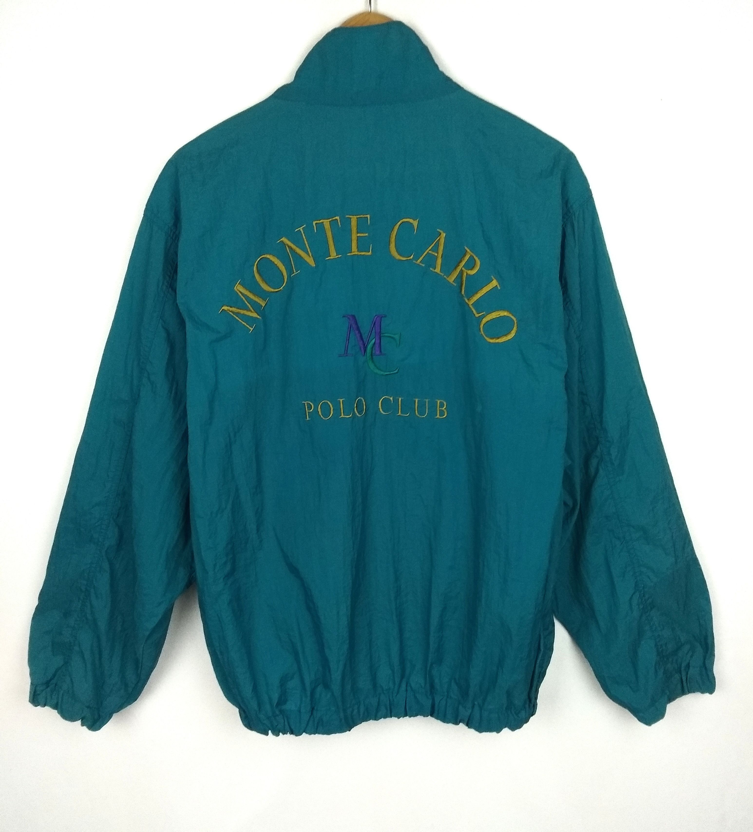 Beverly Hills Polo Club × Vintage Vintage Monte Carlo Polo Club big logo windbreaker jacket Size US M / EU 48-50 / 2 - 1 Thumbnail