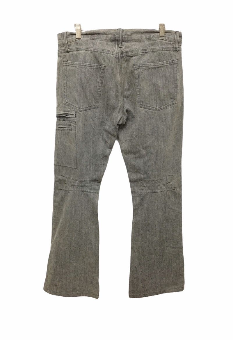 Japanese Brand Flare!!EDGE Rupert Wash denim double shark Thigh zipper Size US 32 / EU 48 - 6 Thumbnail