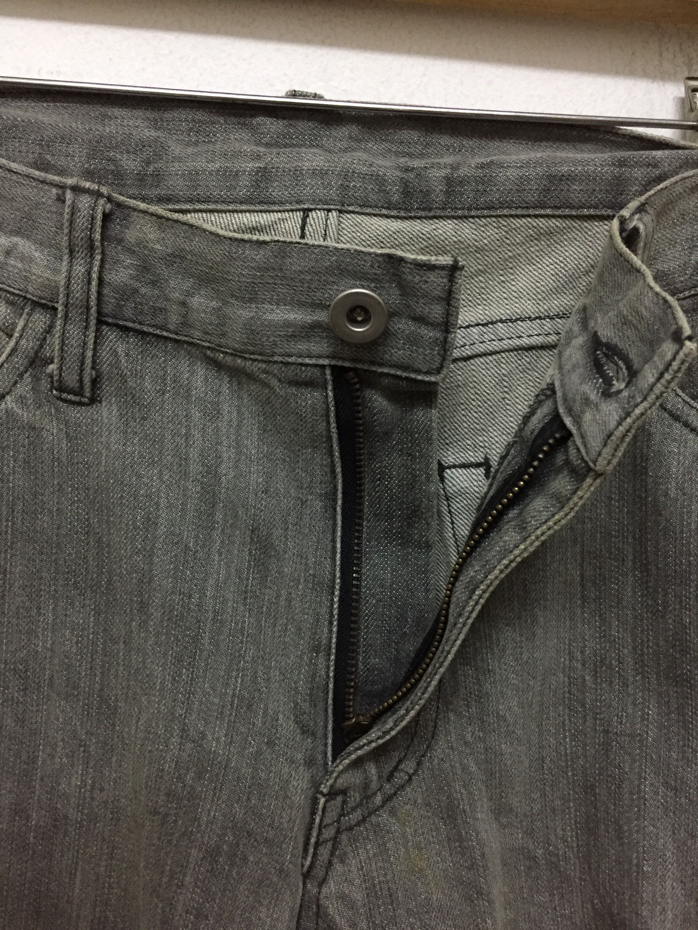 Japanese Brand Flare!!EDGE Rupert Wash denim double shark Thigh zipper Size US 32 / EU 48 - 8 Thumbnail