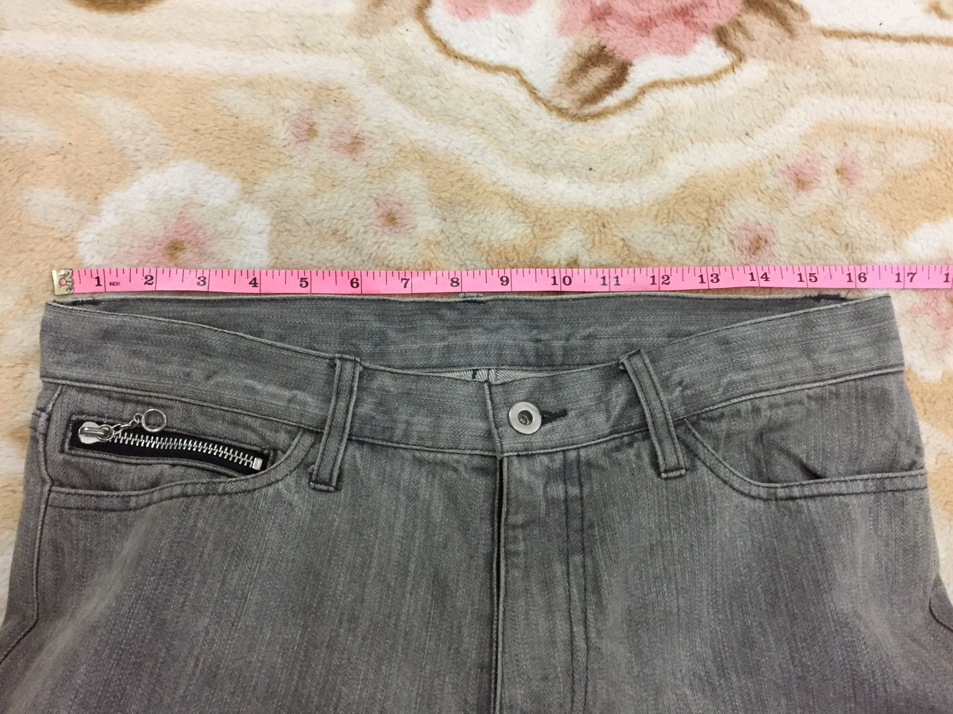 Japanese Brand Flare!!EDGE Rupert Wash denim double shark Thigh zipper Size US 32 / EU 48 - 11 Thumbnail