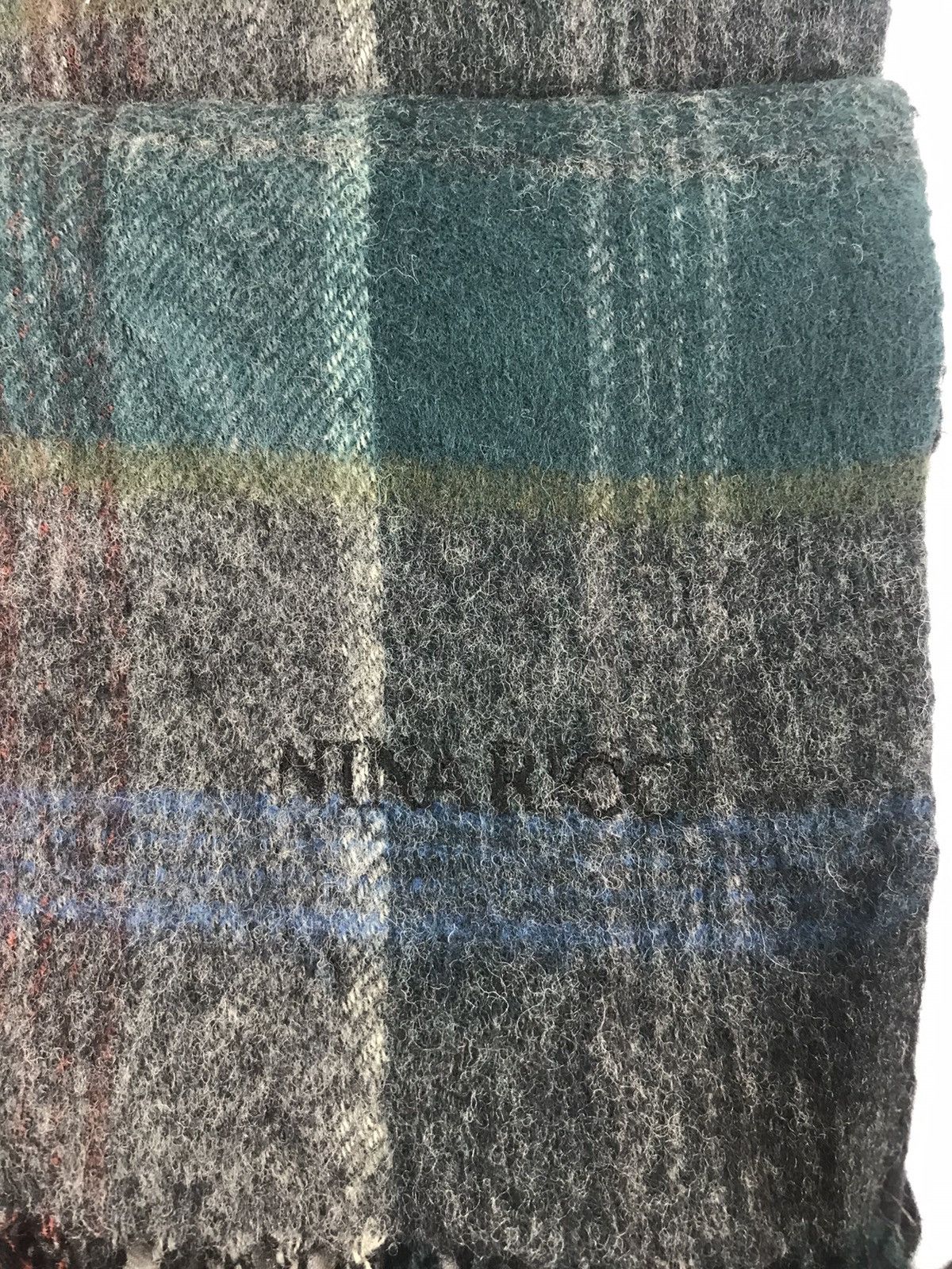 Nina Ricci Vintage Nina Ricci Plaid Checked Muffler Scarf Luxury Size ONE SIZE - 3 Thumbnail