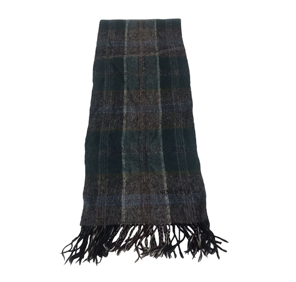 Nina Ricci Vintage Nina Ricci Plaid Checked Muffler Scarf Luxury Size ONE SIZE - 2 Thumbnail