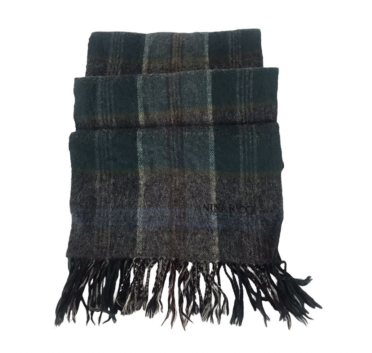 Nina Ricci Vintage Nina Ricci Plaid Checked Muffler Scarf Luxury Size ONE SIZE - 1 Thumbnail