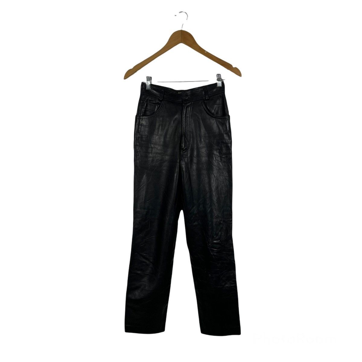 Japanese Brand × Leather BIKER SOFT LEATHER PANTS BY FAR EAST LEATHER Size US 28 / EU 44 - 1 Thumbnail