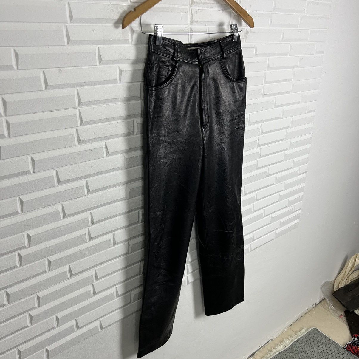 Japanese Brand × Leather BIKER SOFT LEATHER PANTS BY FAR EAST LEATHER Size US 28 / EU 44 - 5 Thumbnail