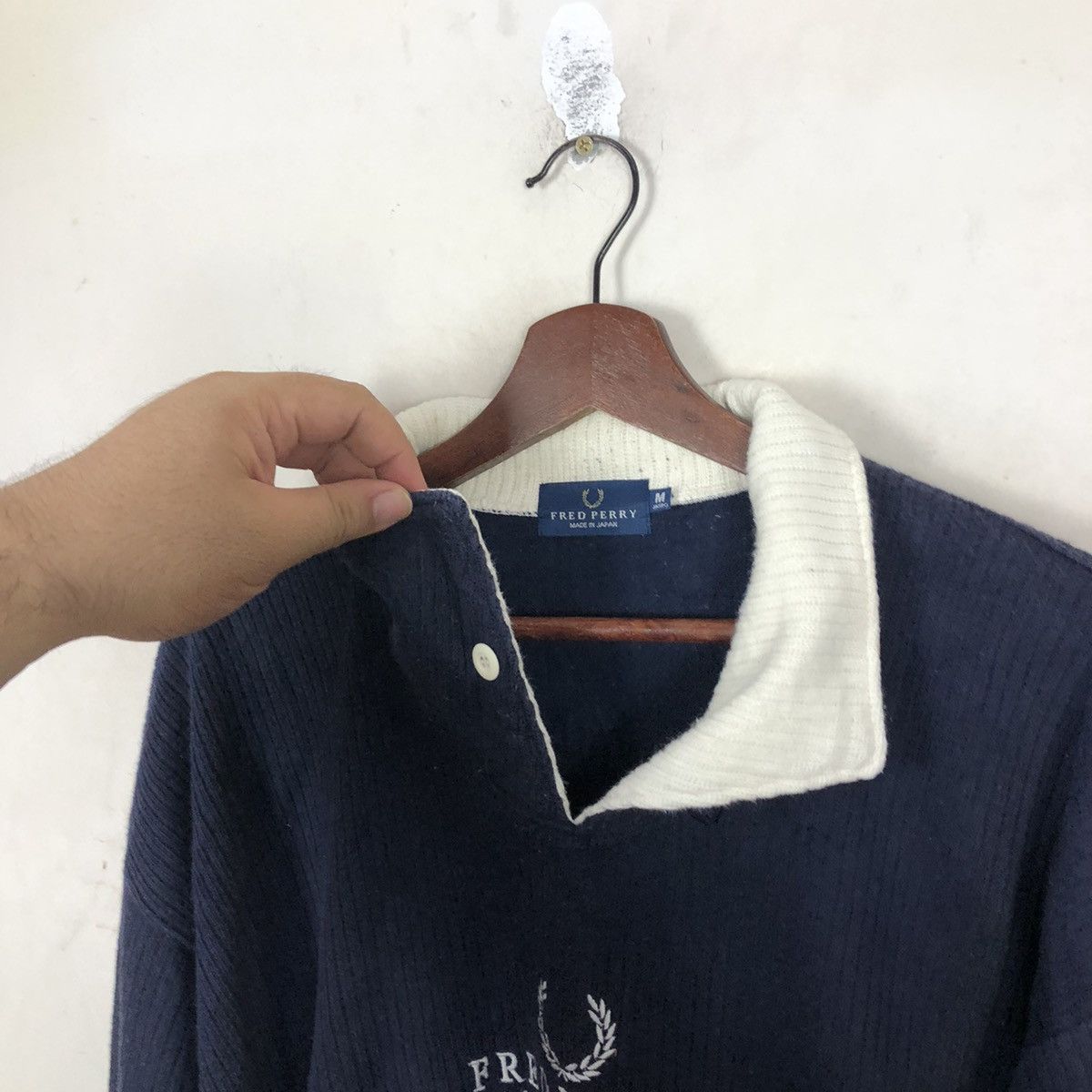 Fred Perry FRED PERRY SWEATSHIRT BIG LOGO MADE IN JAPAN Size US M / EU 48-50 / 2 - 3 Thumbnail