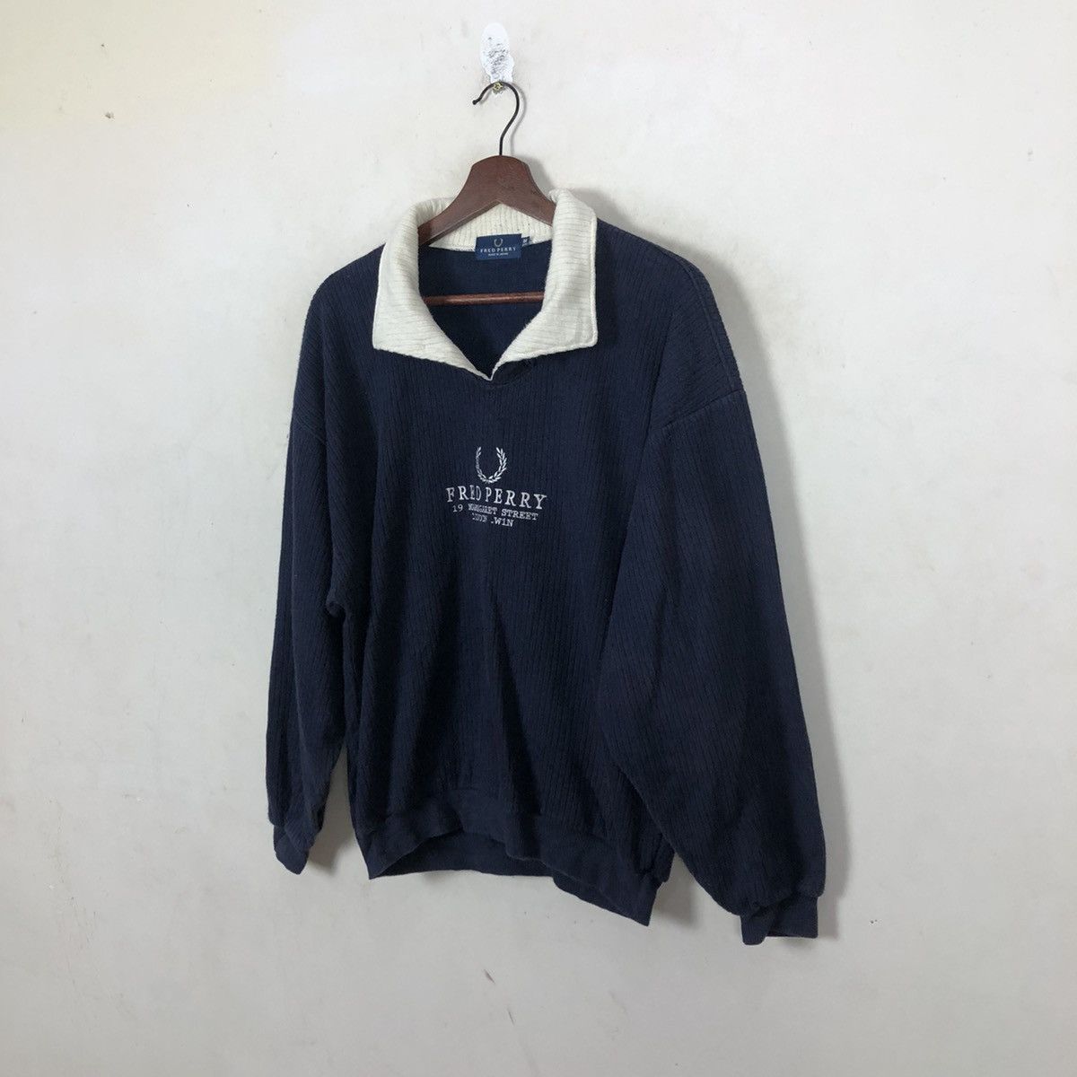 Fred Perry FRED PERRY SWEATSHIRT BIG LOGO MADE IN JAPAN Size US M / EU 48-50 / 2 - 2 Thumbnail