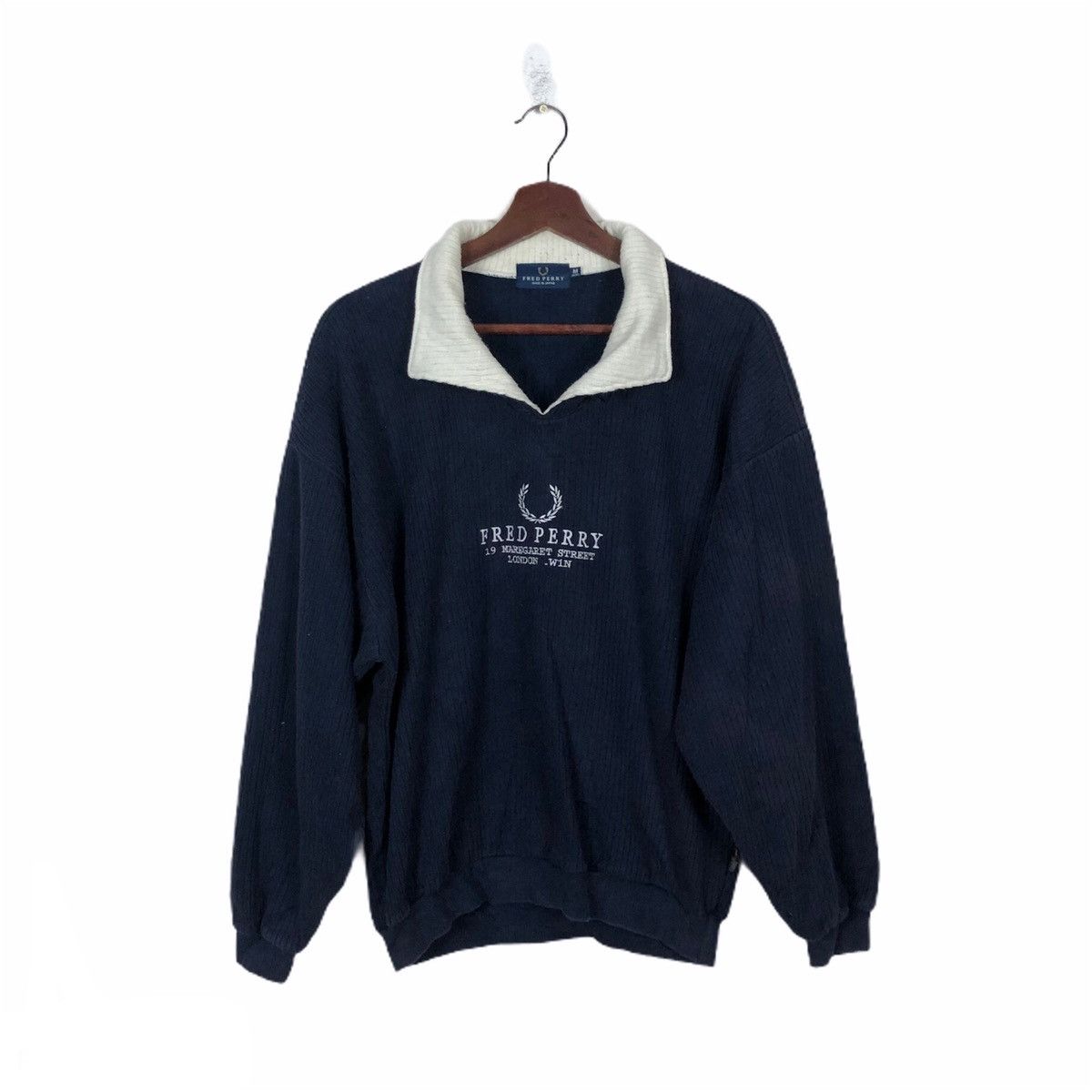 Fred Perry FRED PERRY SWEATSHIRT BIG LOGO MADE IN JAPAN Size US M / EU 48-50 / 2 - 1 Thumbnail