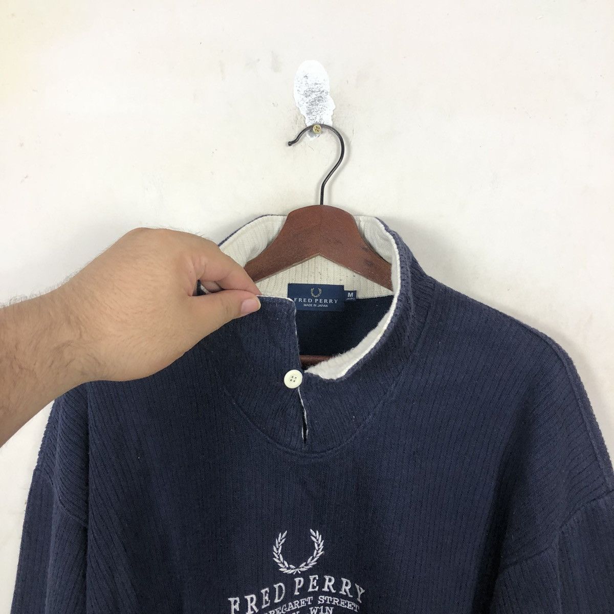 Fred Perry FRED PERRY SWEATSHIRT BIG LOGO MADE IN JAPAN Size US M / EU 48-50 / 2 - 10 Thumbnail