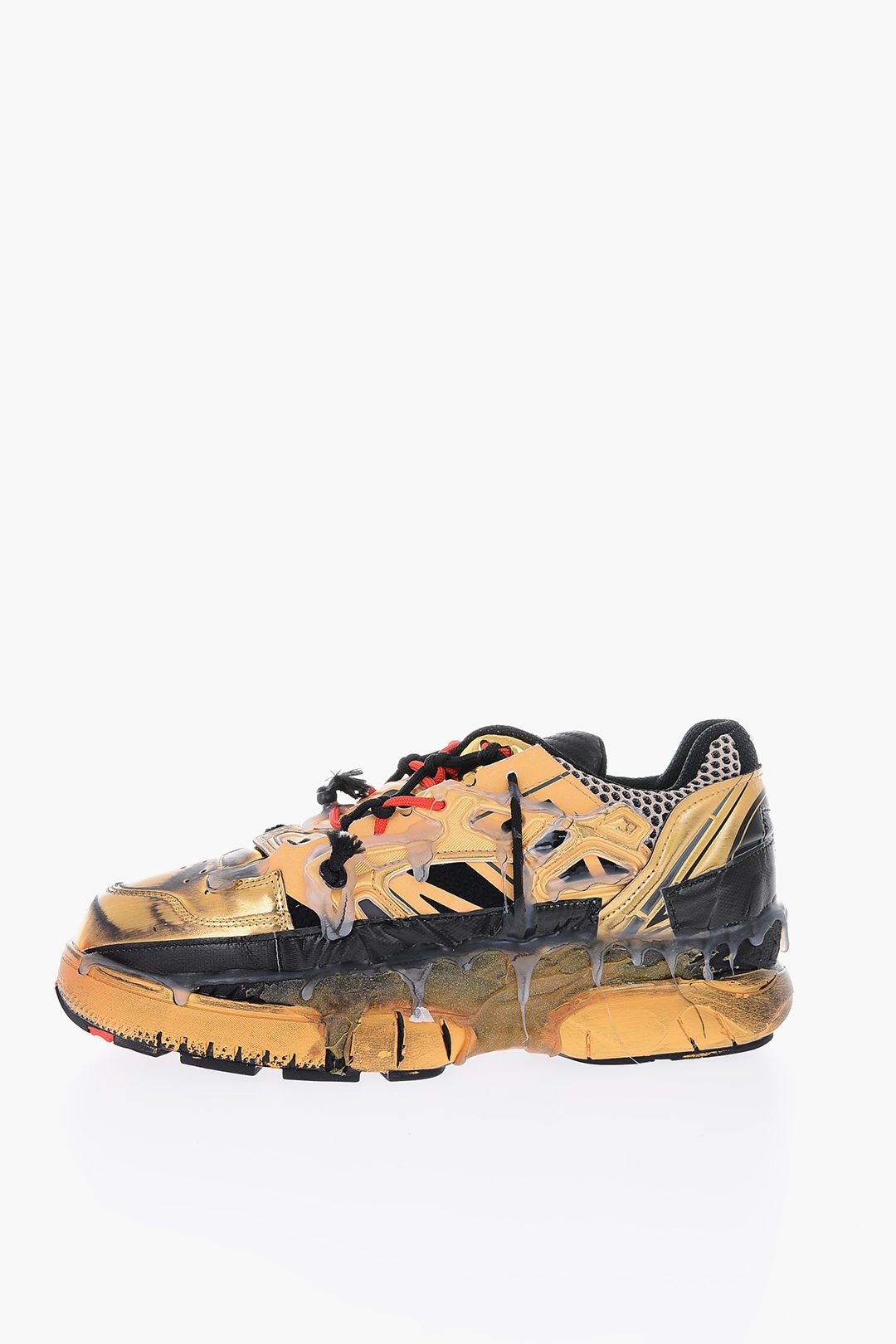 image of Maison Margiela Mm22 Contrasting Strings Vintage Fusion Low Sneakers, Men's (Size 11)