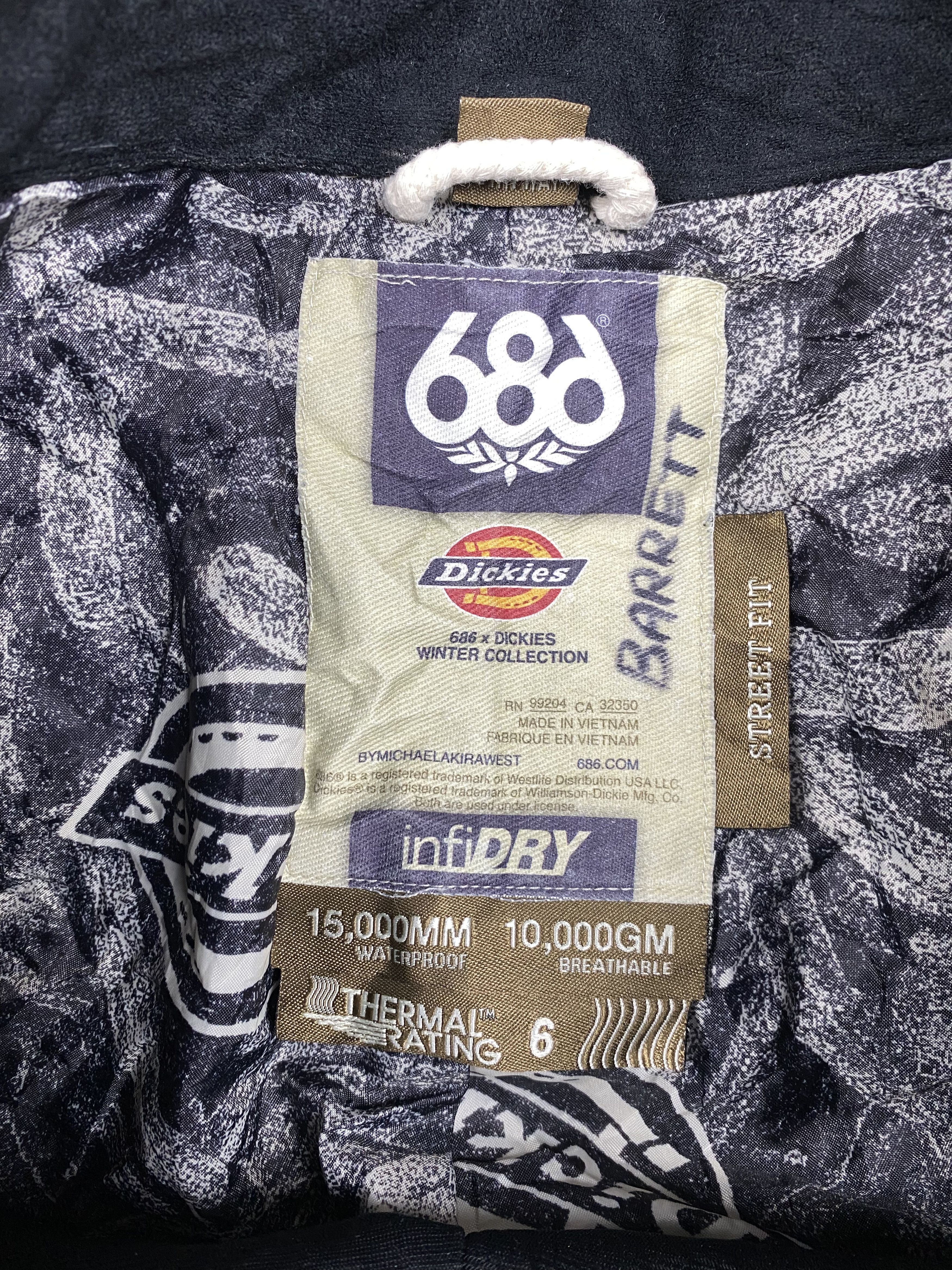 686 × Dickies Dickies 686 Vintage Ski Pants Snowboard Size 28" / US 6 / IT 42 - 8 Thumbnail