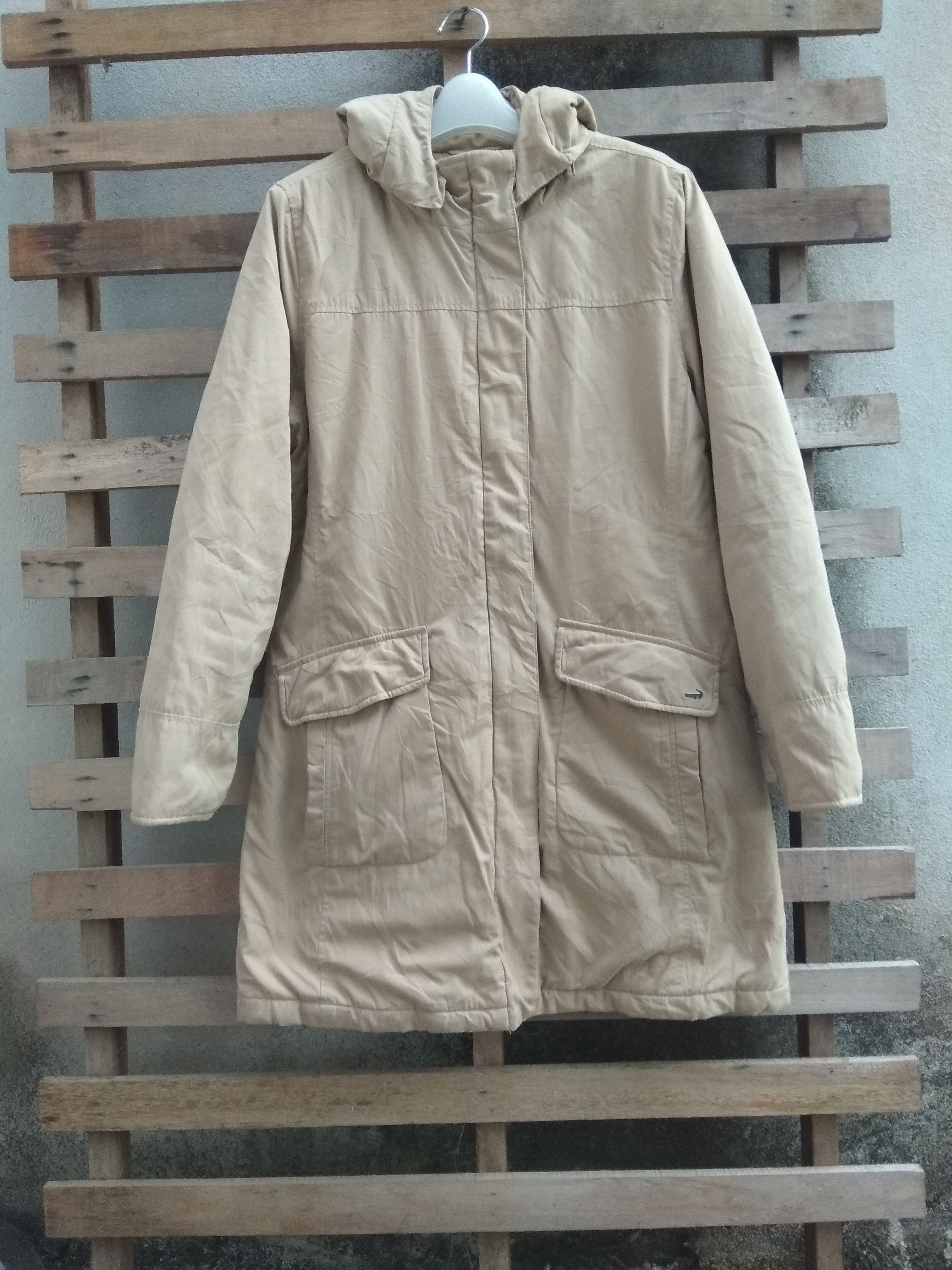 Lacoste Vintage Crocodile winter jacket hoodie Size US L / EU 52-54 / 3 - 1 Thumbnail