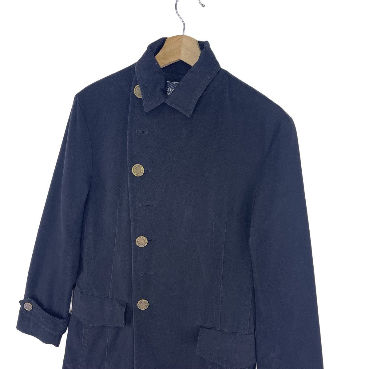 Jean Paul Gaultier Jean Paul Gaultier Collection Heavy Cotton Long Jacket Size US M / EU 48-50 / 2 - 2 Thumbnail