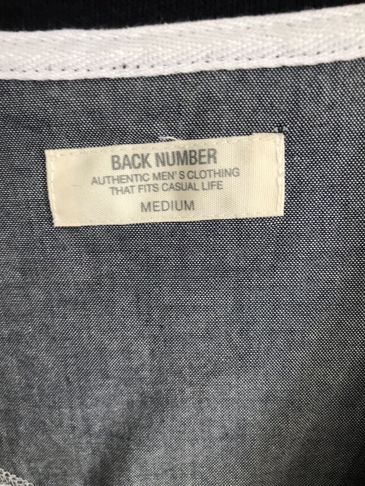 Designer × Japanese Brand Japanese Brand Back Number Stripes Button Cardigan Size US M / EU 48-50 / 2 - 4 Thumbnail