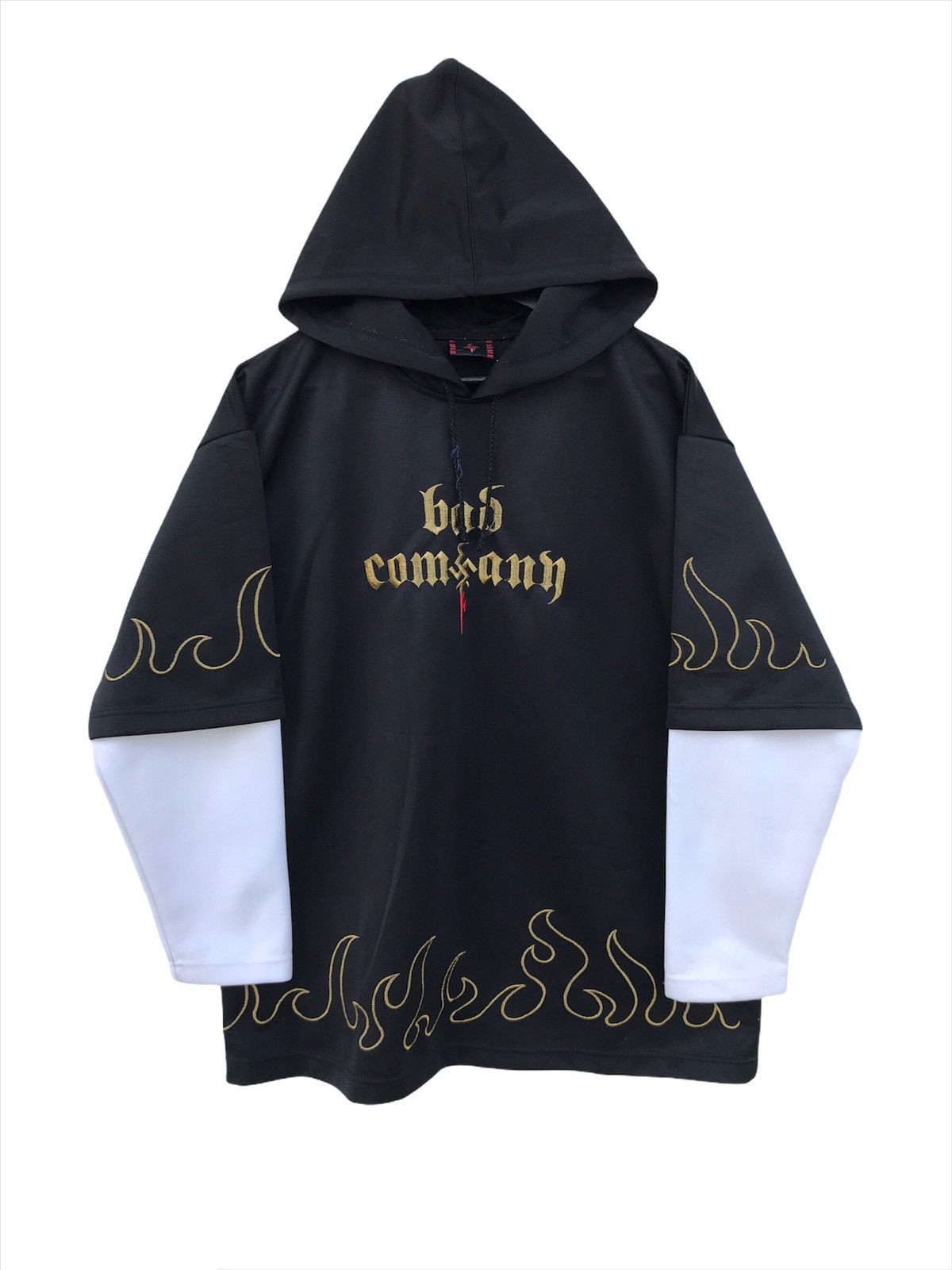 Japanese Brand Japanese Brand Bad Company fire Hoodie Size US L / EU 52-54 / 3 - 1 Thumbnail