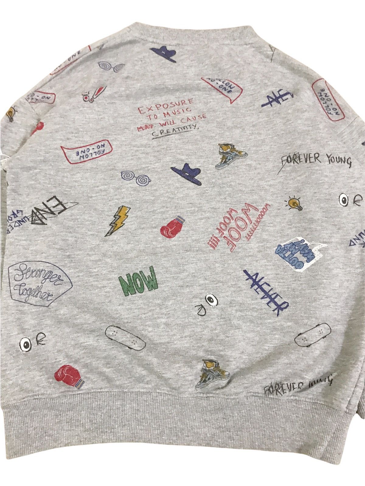 Zara Zara All Overprint Sweatshirt Size US S / EU 44-46 / 1 - 4 Thumbnail