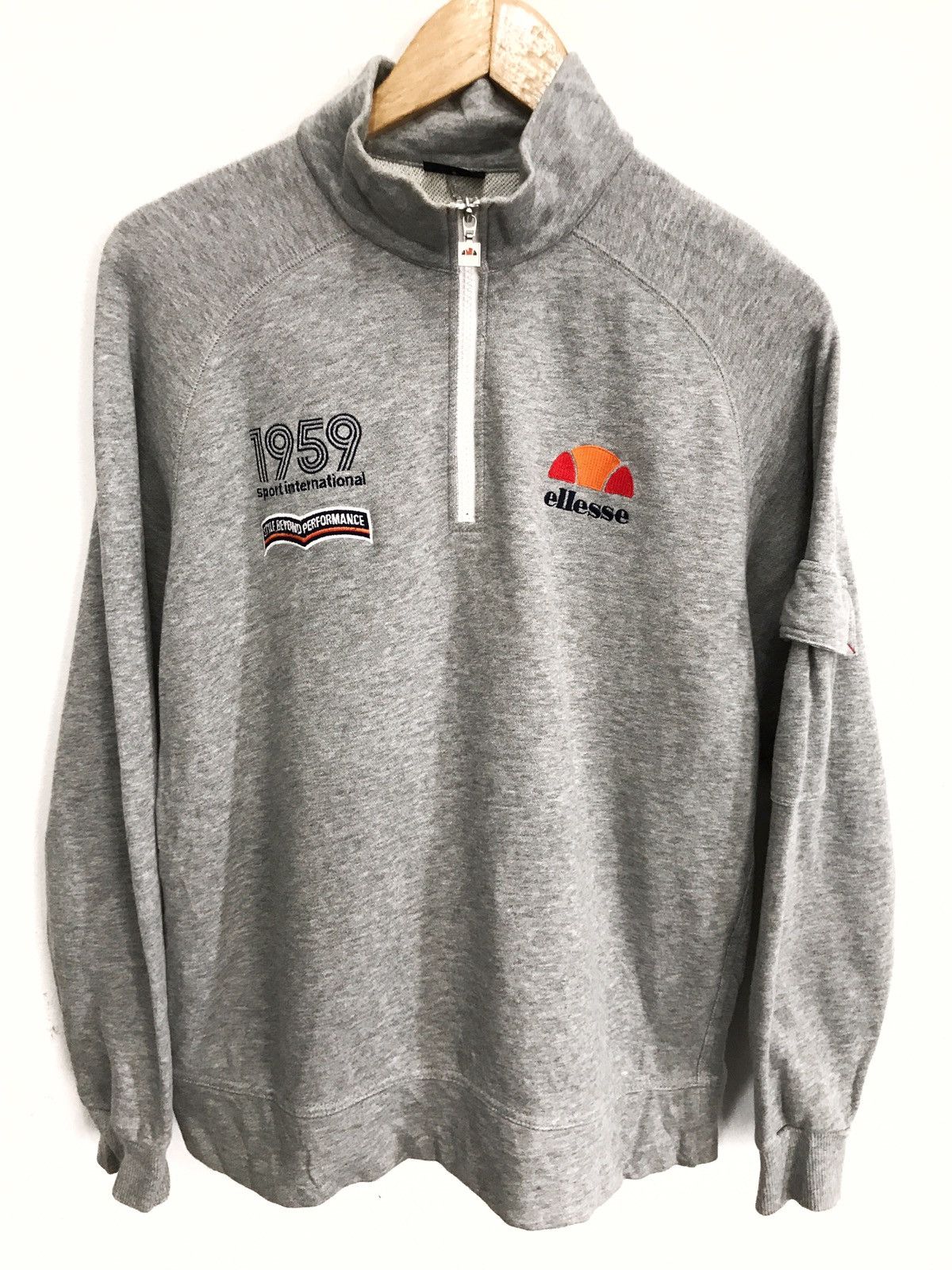 Ellesse Ellesse Half Neck Zipper Sweatshirt Pocket Arm Size US S / EU 44-46 / 1 - 1 Thumbnail