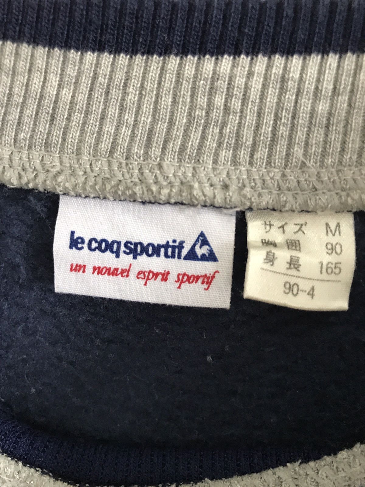 Le Coq Sportif Le Coq Sportif Big Spell Out Front Logo Crewneck Sweatshirt Size US M / EU 48-50 / 2 - 4 Thumbnail