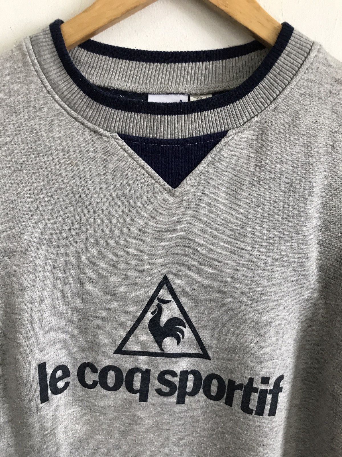Le Coq Sportif Le Coq Sportif Big Spell Out Front Logo Crewneck Sweatshirt Size US M / EU 48-50 / 2 - 3 Thumbnail
