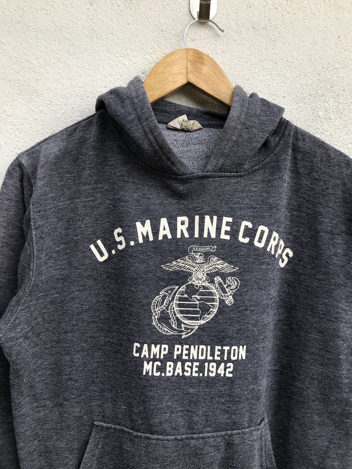 Designer U.S Marines Corps Hoodie Pullover Sweatshirt Beaumere Size US M / EU 48-50 / 2 - 5 Thumbnail