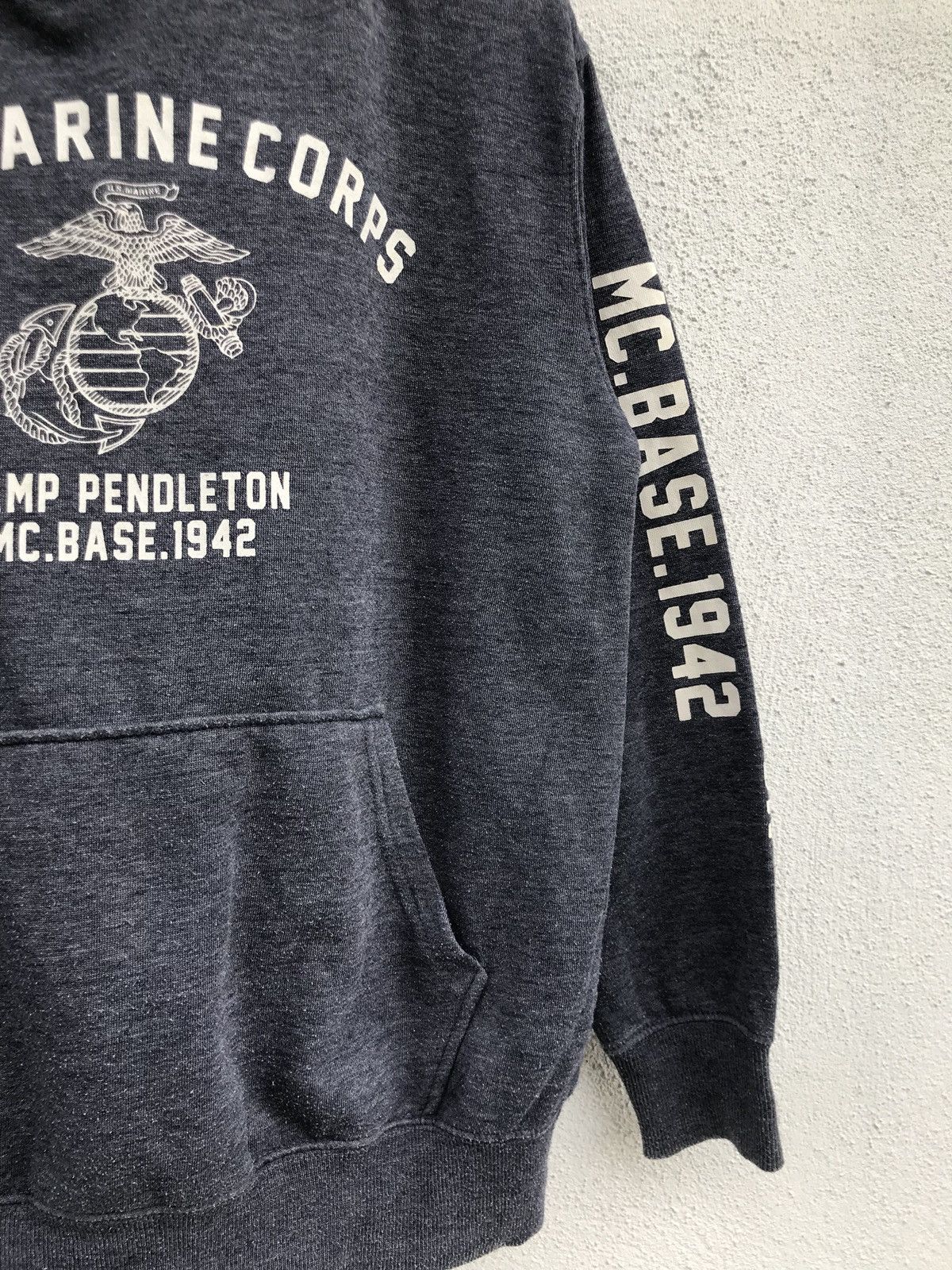 Designer U.S Marines Corps Hoodie Pullover Sweatshirt Beaumere Size US M / EU 48-50 / 2 - 3 Thumbnail