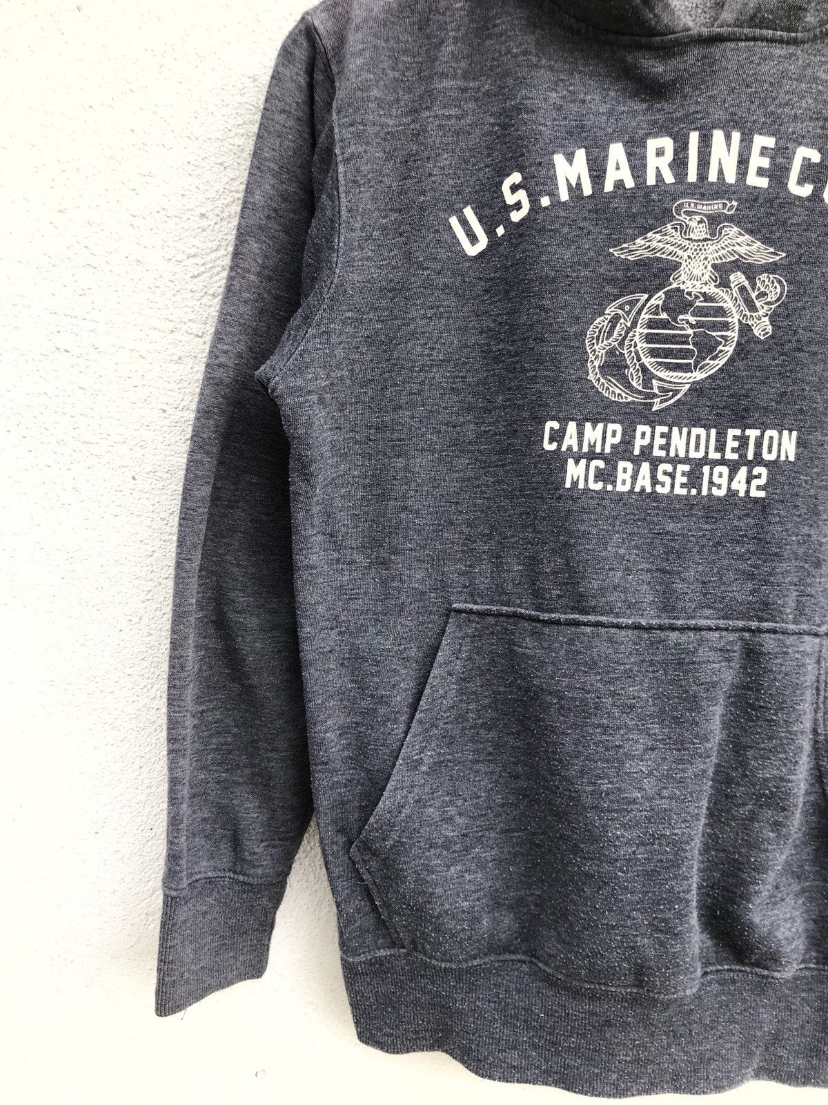 Designer U.S Marines Corps Hoodie Pullover Sweatshirt Beaumere Size US M / EU 48-50 / 2 - 4 Thumbnail
