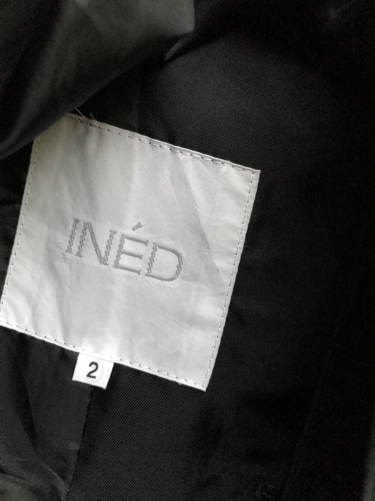 Designer × Japanese Brand Japanese Brand INED Black Minimalist Button Jacket Size US S / EU 44-46 / 1 - 8 Thumbnail
